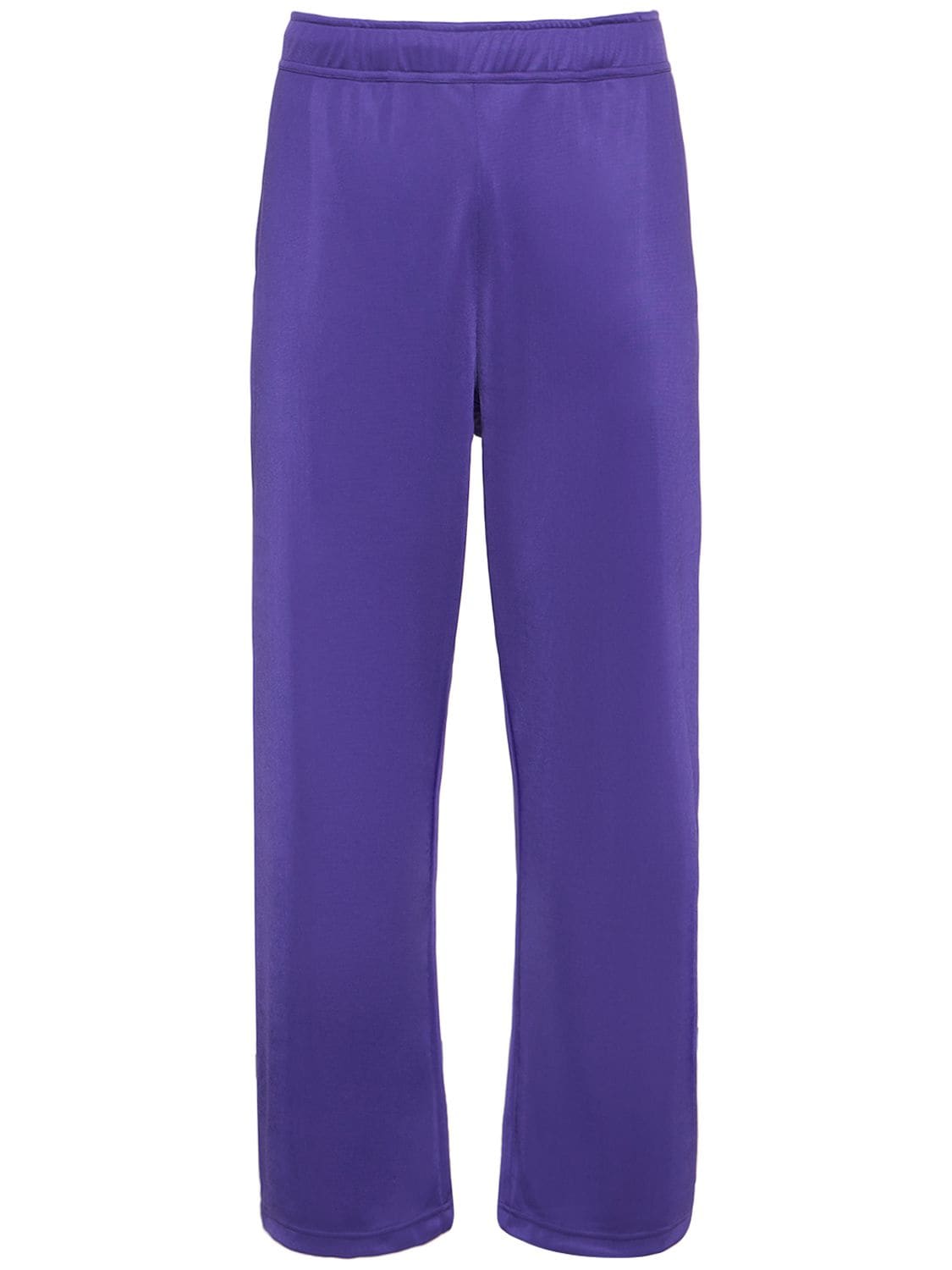 Shop Bluemarble Straight Track Pants In Purple