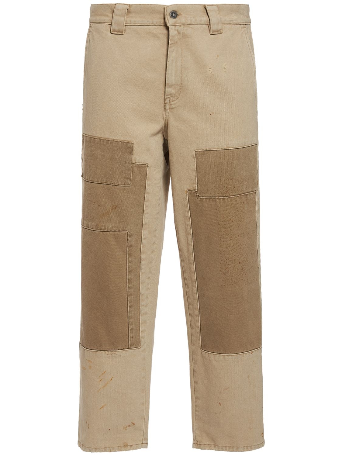pantalon chino en coton ave patch