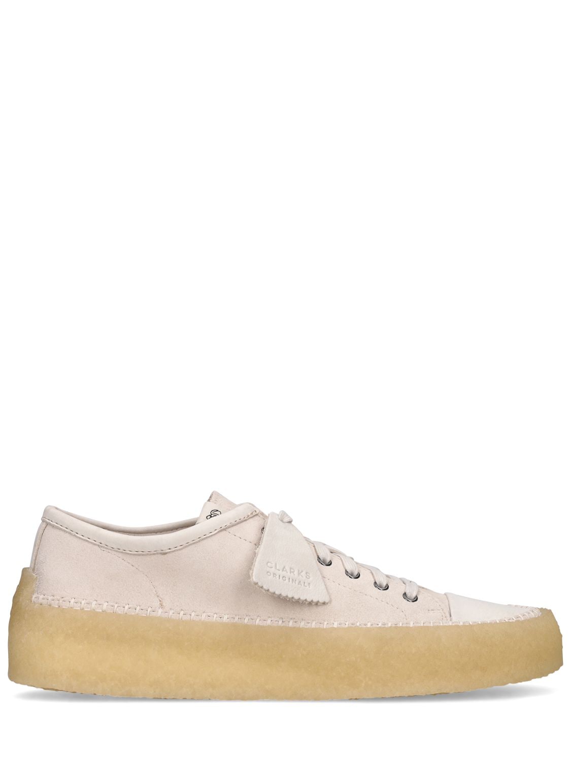 Clarks Originals 55mm Caravan Leather Lace-up Shoes In White Combi ...