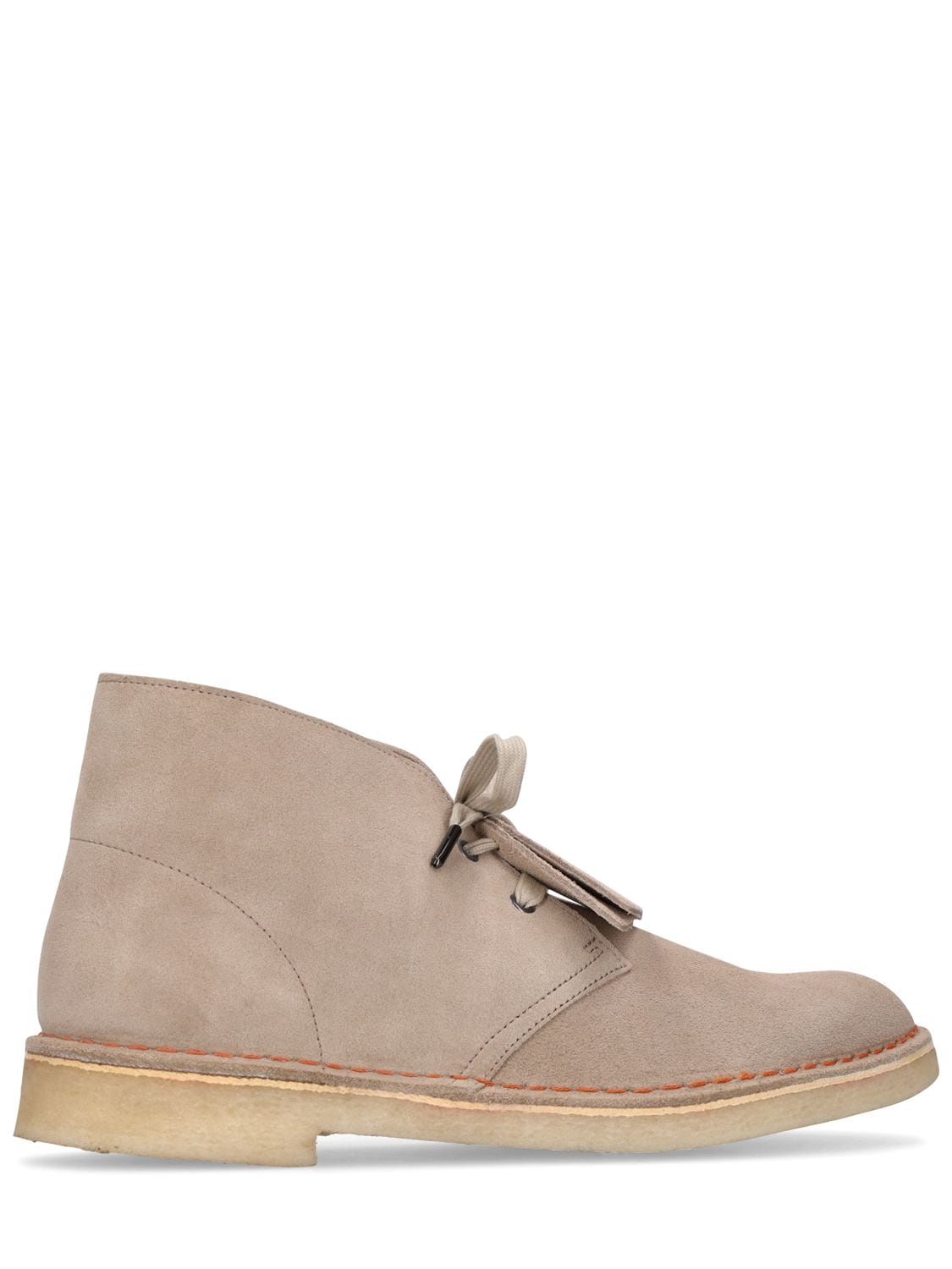 industria Absay madre Clarks Originals 25mm Leather Desert Boot Lace-up Shoes In Suede Sand |  ModeSens