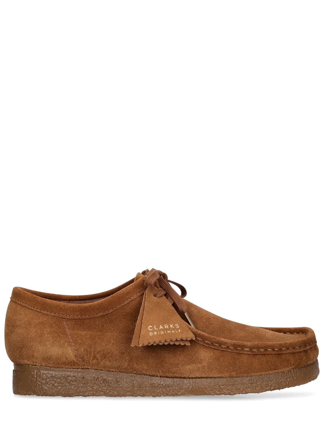 Clarks Originals Wallabee Shoes Oak Hairy Suede In Brown | ModeSens