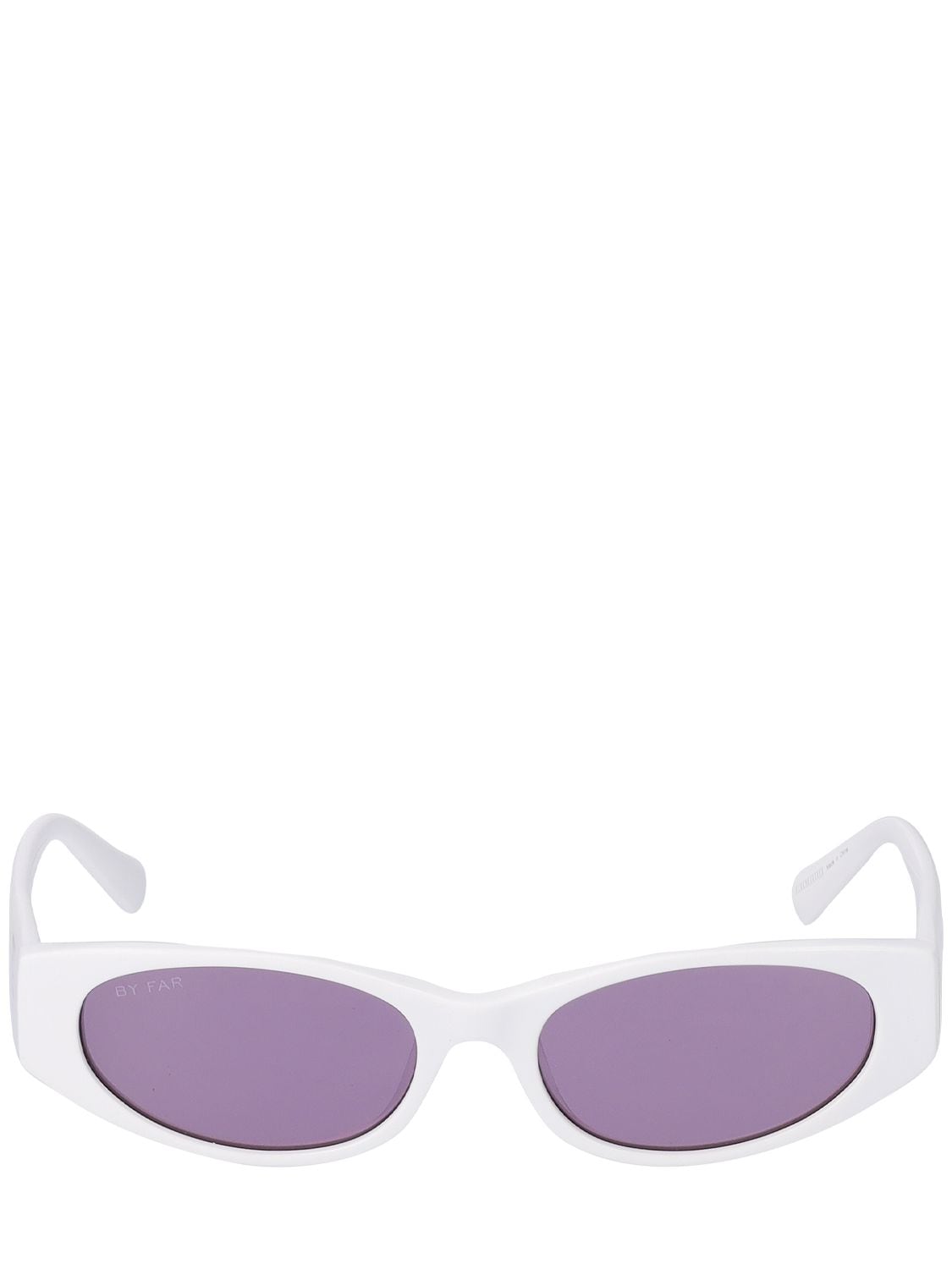 BY FAR RODEO SQUARED ACETATE SUNGLASSES