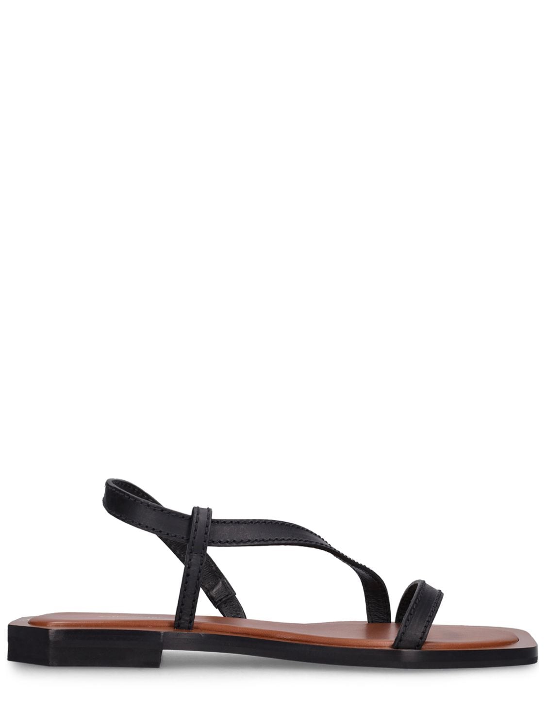 Wales Bonner Ghanese Leather Sandals In Black