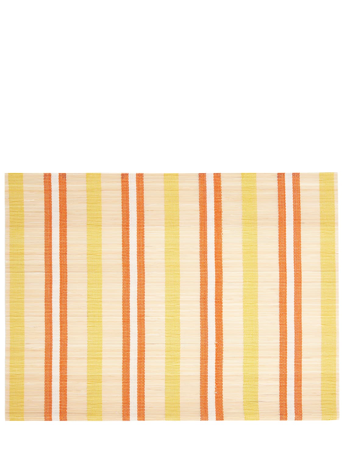 The Conran Shop Set Of 4 Le Sol Bamboo Placemats In Orange