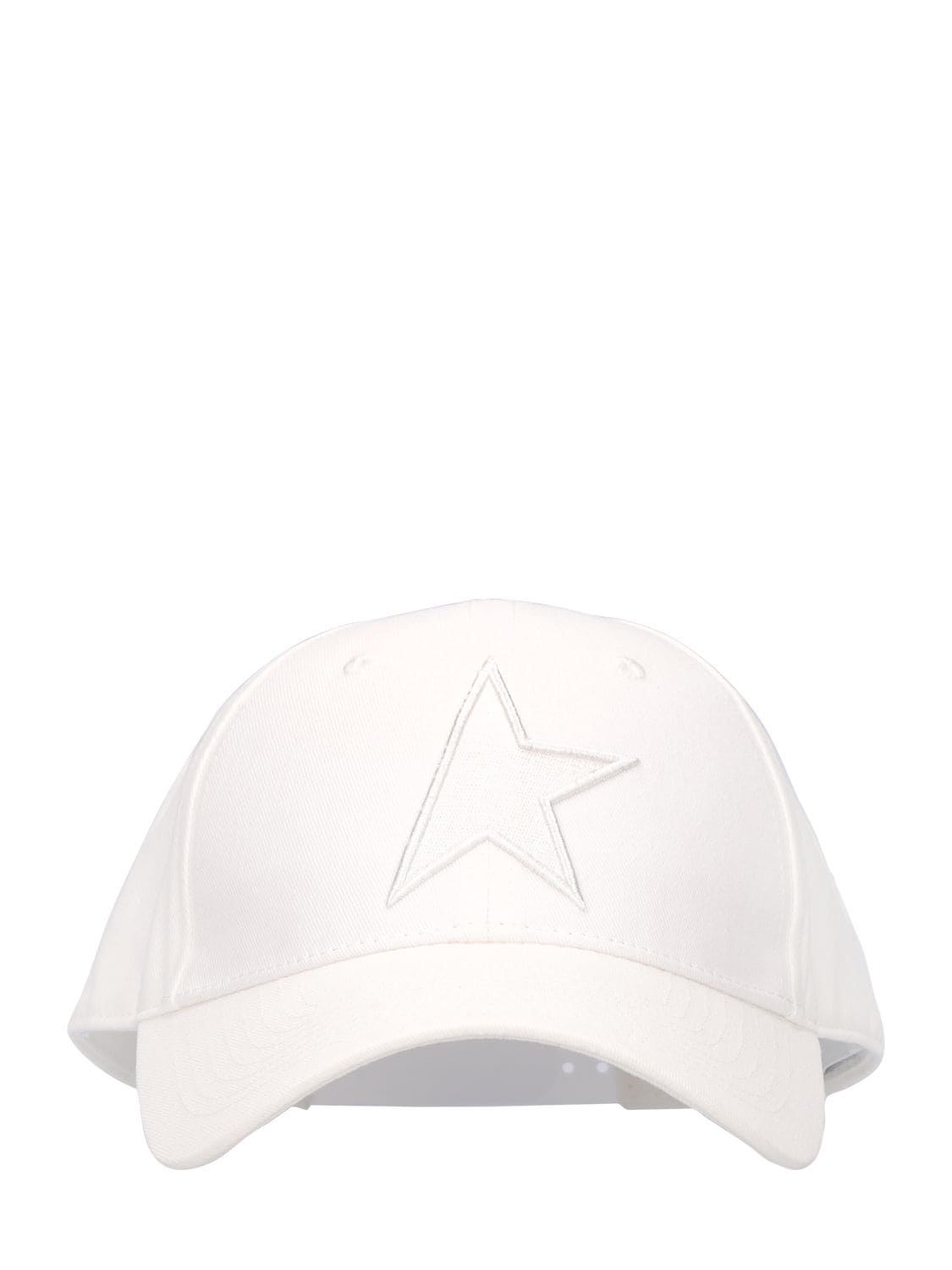 Golden Goose Star Cotton Baseball Hat In Papyrus