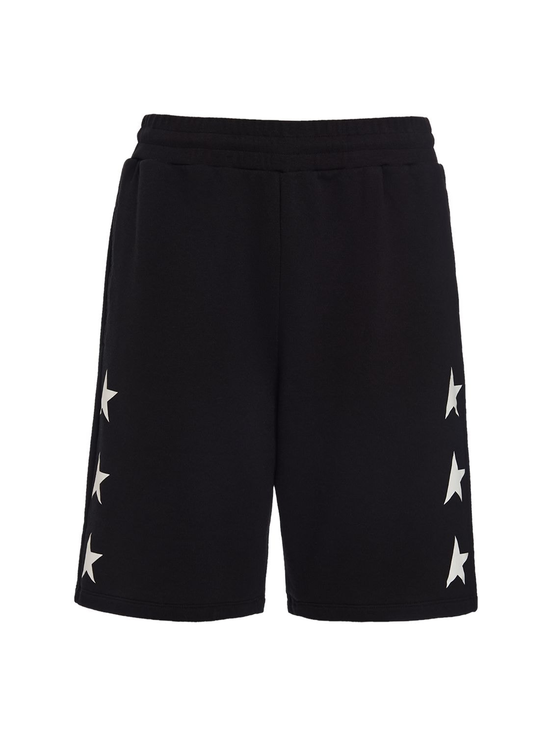 Star Logo Cotton Jersey Shorts – MEN > CLOTHING > SHORTS