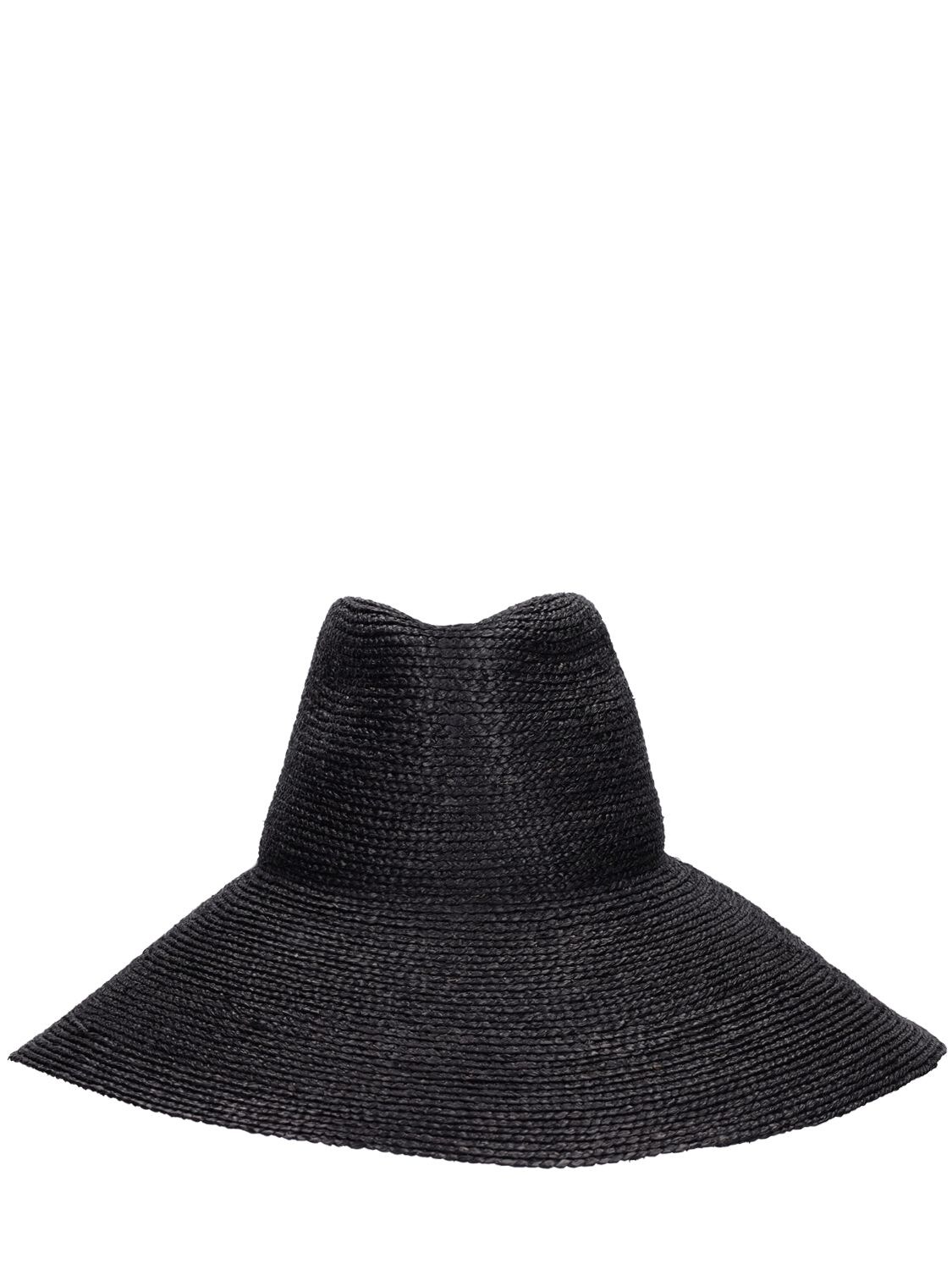 JANESSA LEONE Tinsley Raffia Straw Hat