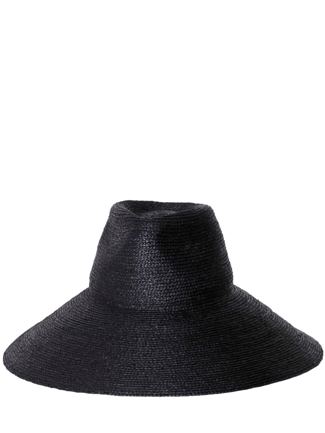 Shop Janessa Leone Tinsley Raffia Straw Hat In Black
