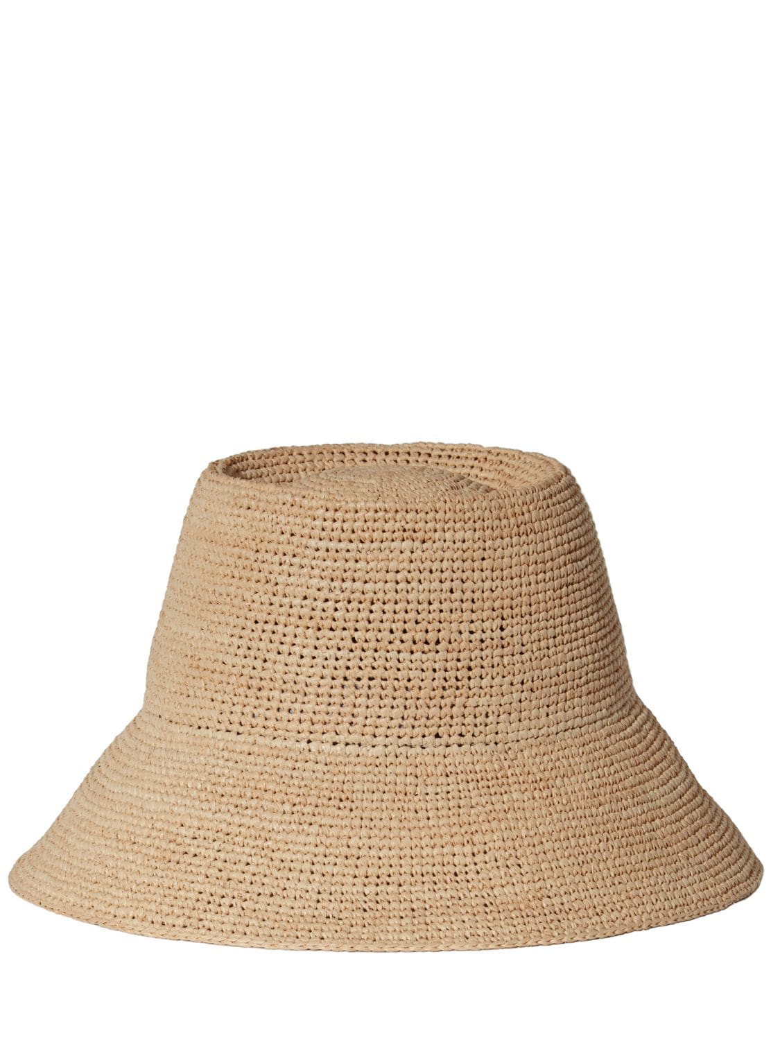 Shop Janessa Leone Felix Raffia Straw Bucket Hat In Natural