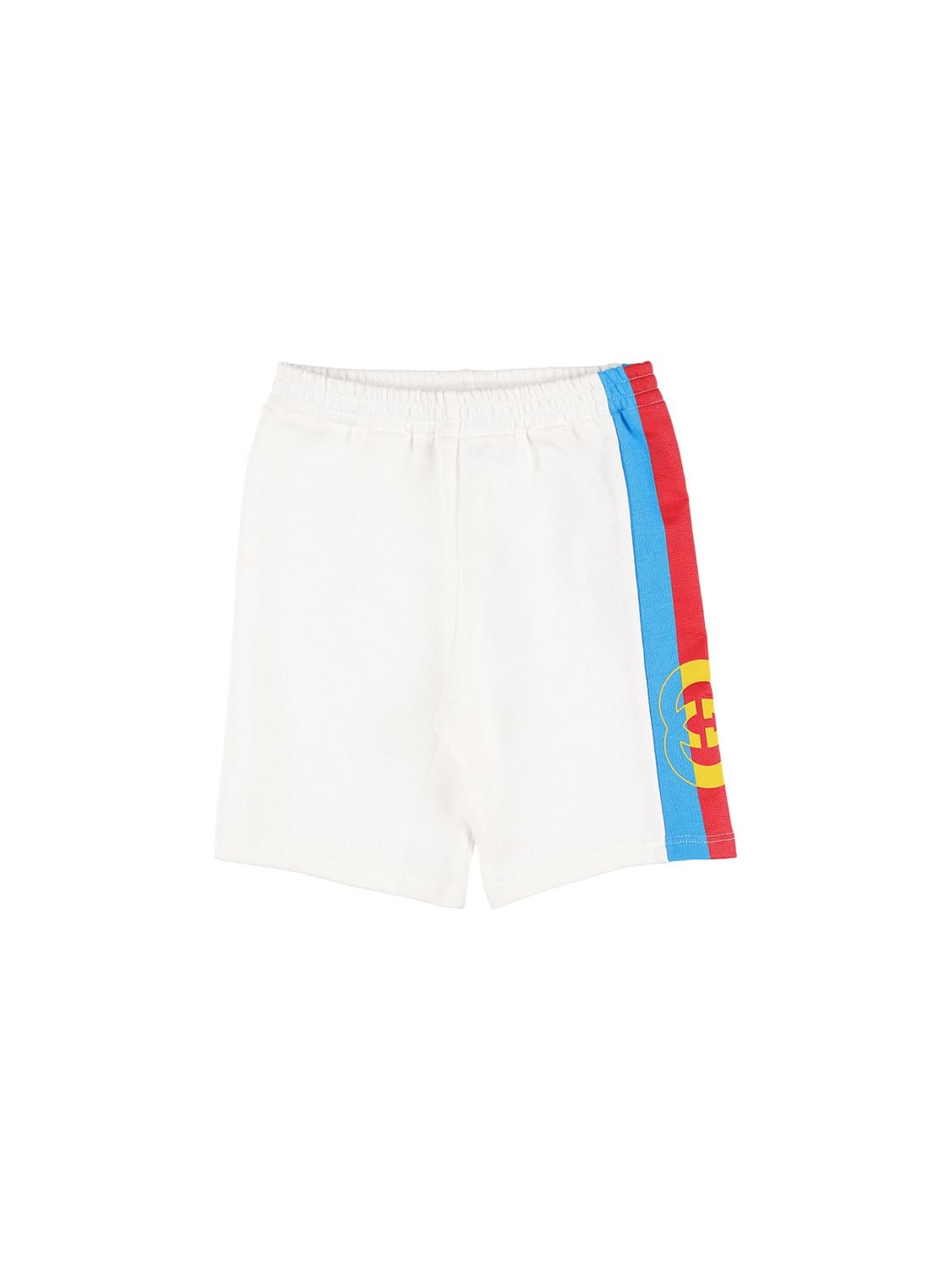 Gucci Kids' Cotton Bermuda Sweat Shorts In White