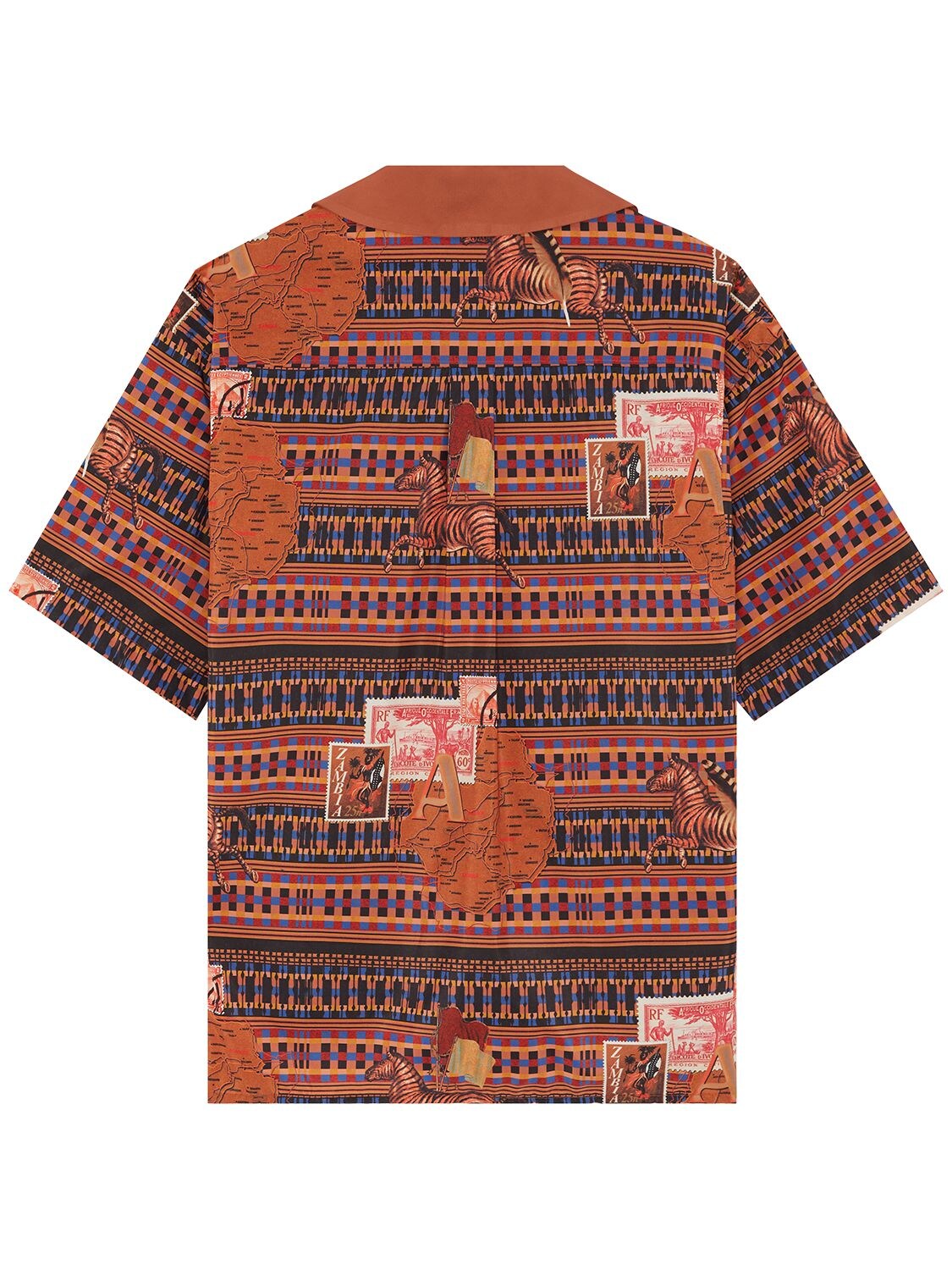 AHLUWALIA PRINTED RECYCLED NYLON SHIRT 
