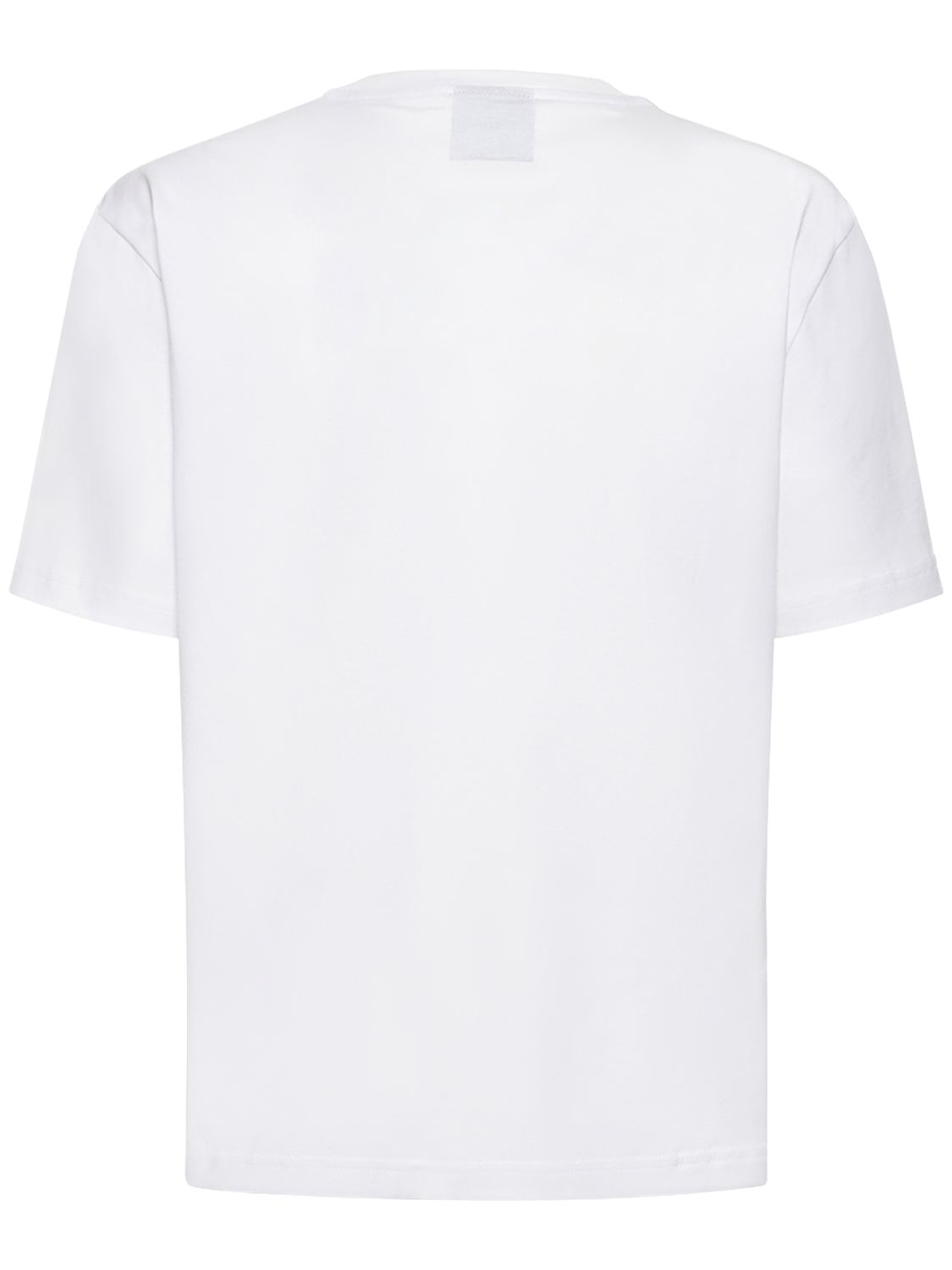 MOWALOLA Logo Print Cotton Jersey T-shirt | Smart Closet