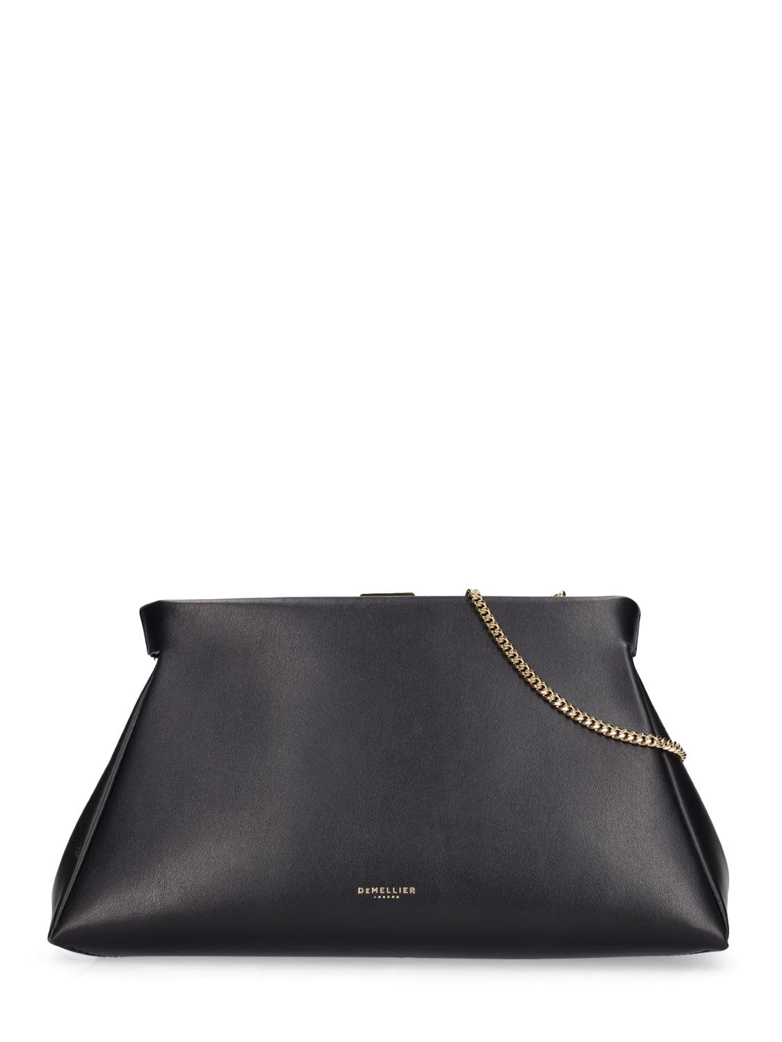 DEMELLIER Cannes Smooth Leather Clutch