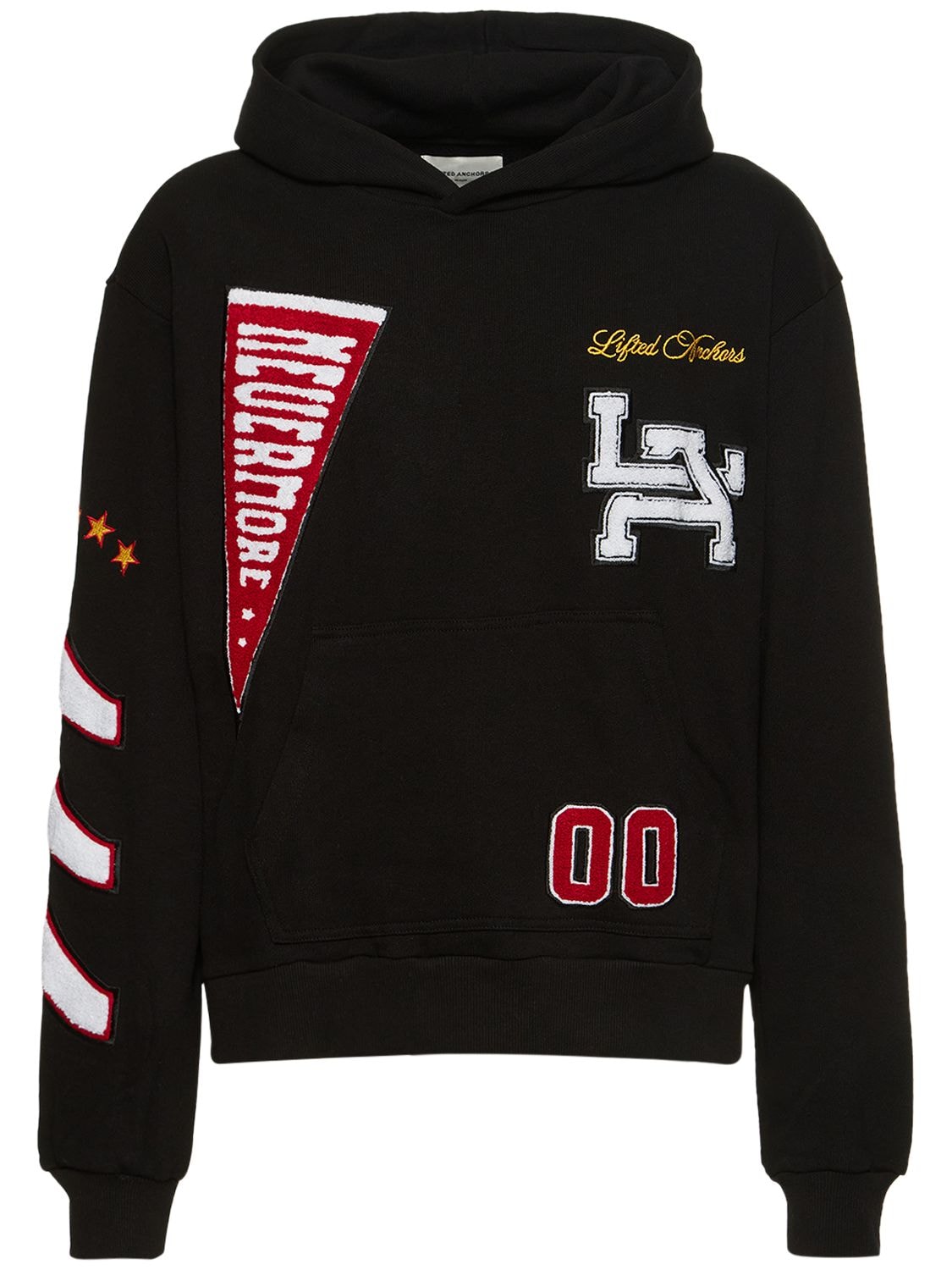 Lifted Anchors Homecoming Hoodie W/ Patches In Black