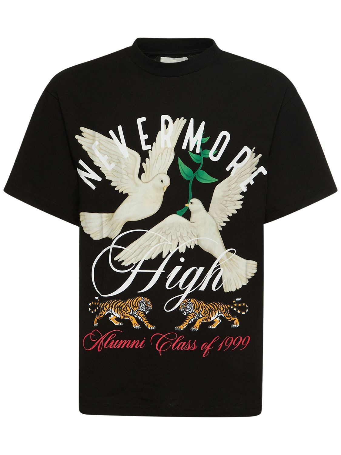 Lifted Anchors Nevermore High T-shirt In Black