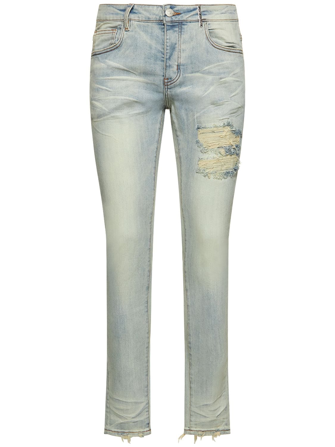 Lifted Anchors Uniform Washed Jeans In Blue