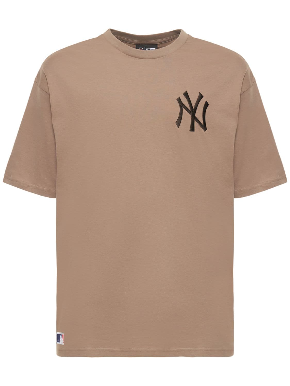 New Era Yankees Logo Cotton T-shirt - Brown