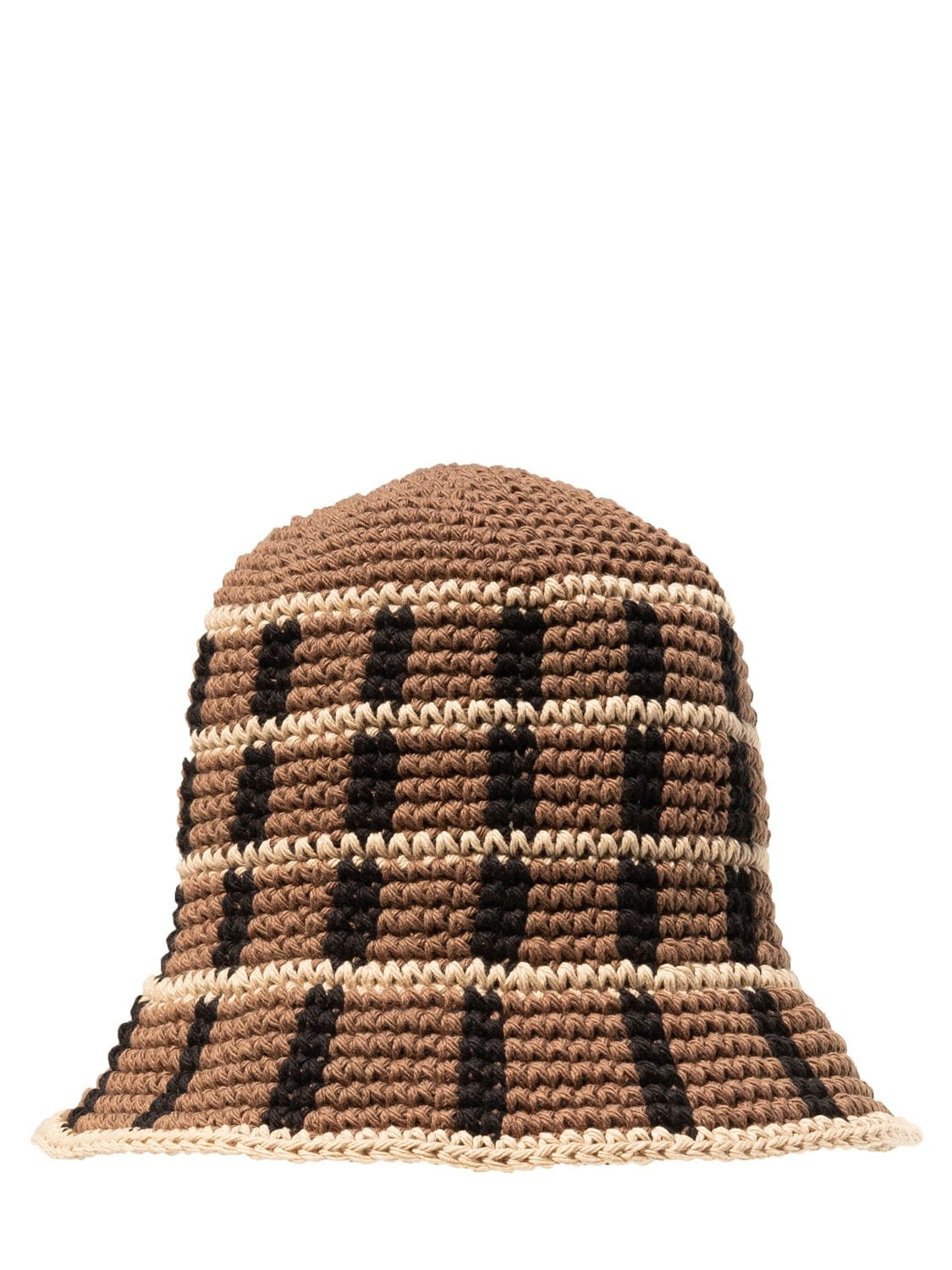 Plaid Crochet Bucket Hat