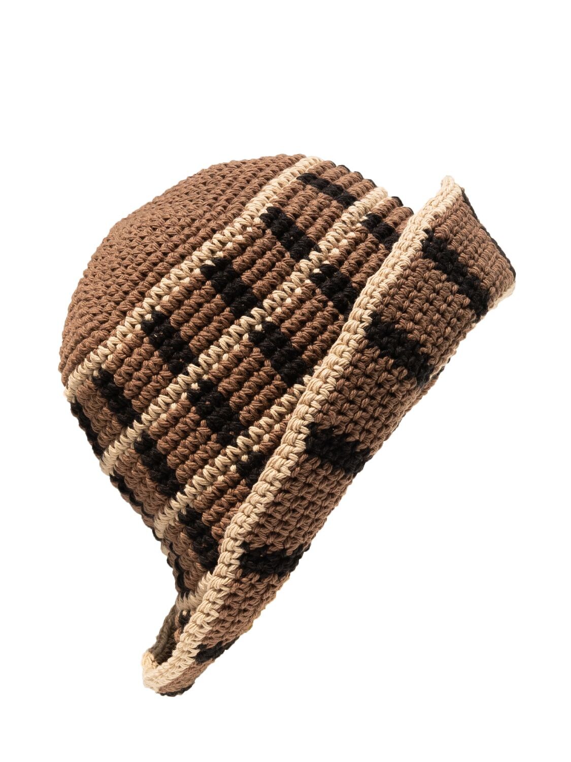 Shop Memorial Day Plaid Crochet Bucket Hat In Girl Scout