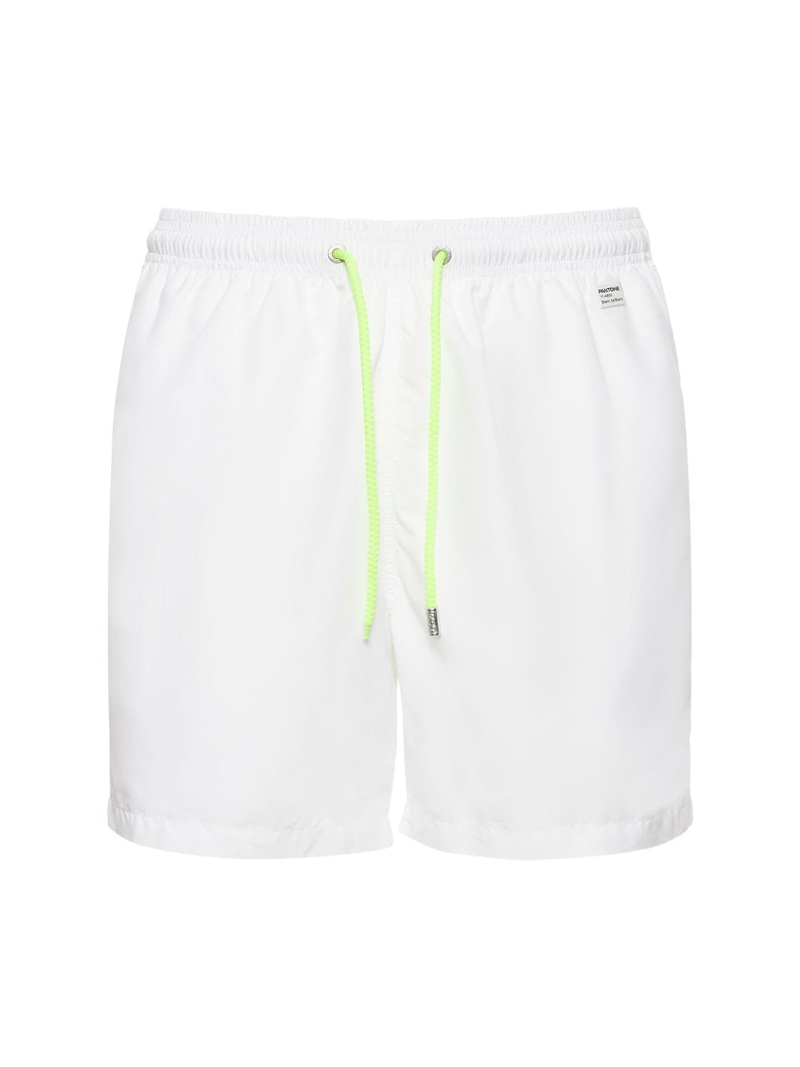 Mc2 Saint Barth Trouserone™ Special Edition Logo-patch Swim Shorts In White
