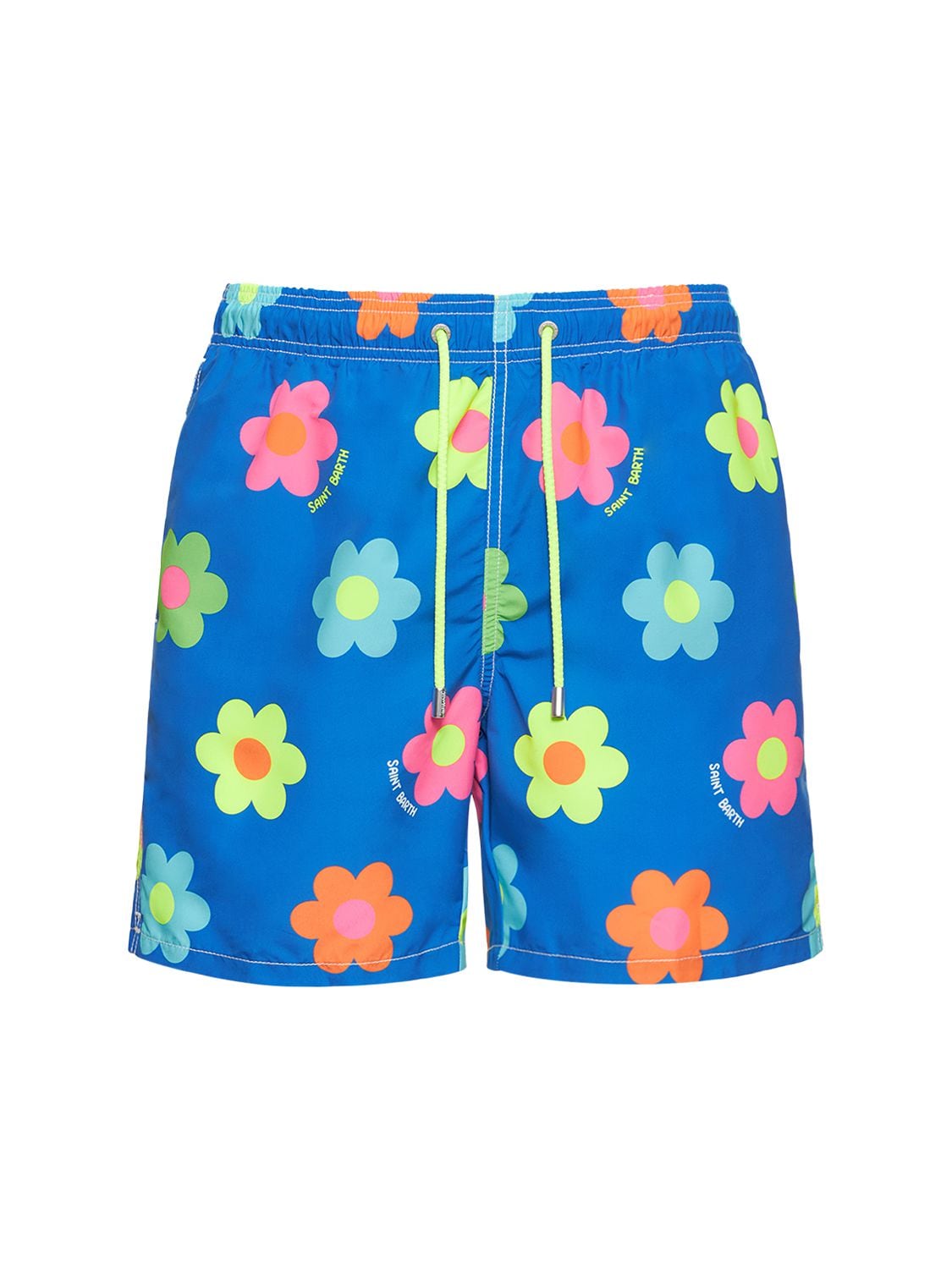 Happy Daisy Print Tech Swim Shorts – MEN > CLOTHING > SWIMWEAR