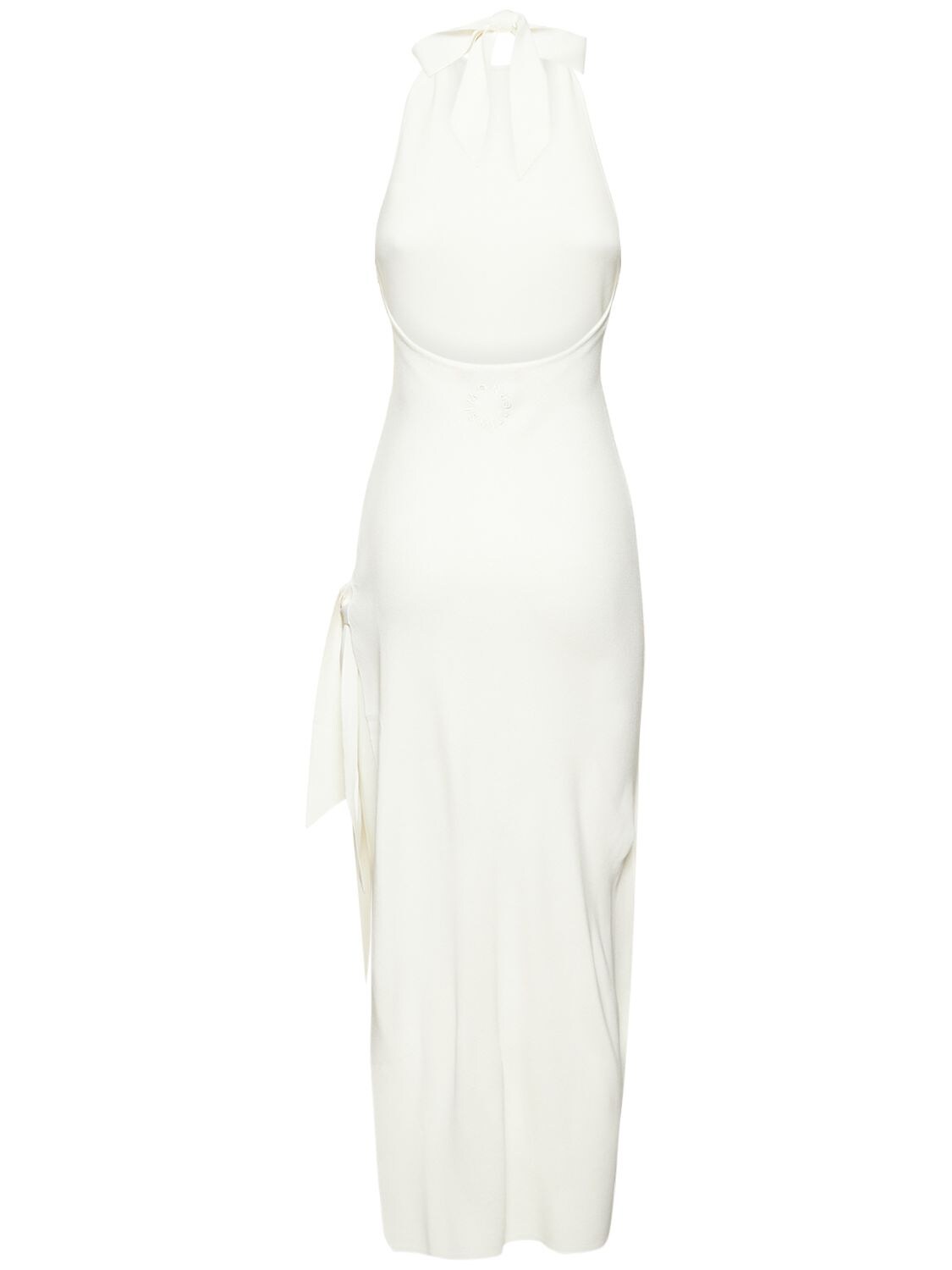 Simon Miller Junjo Compact Viscose Knit Midi Dress In White | ModeSens