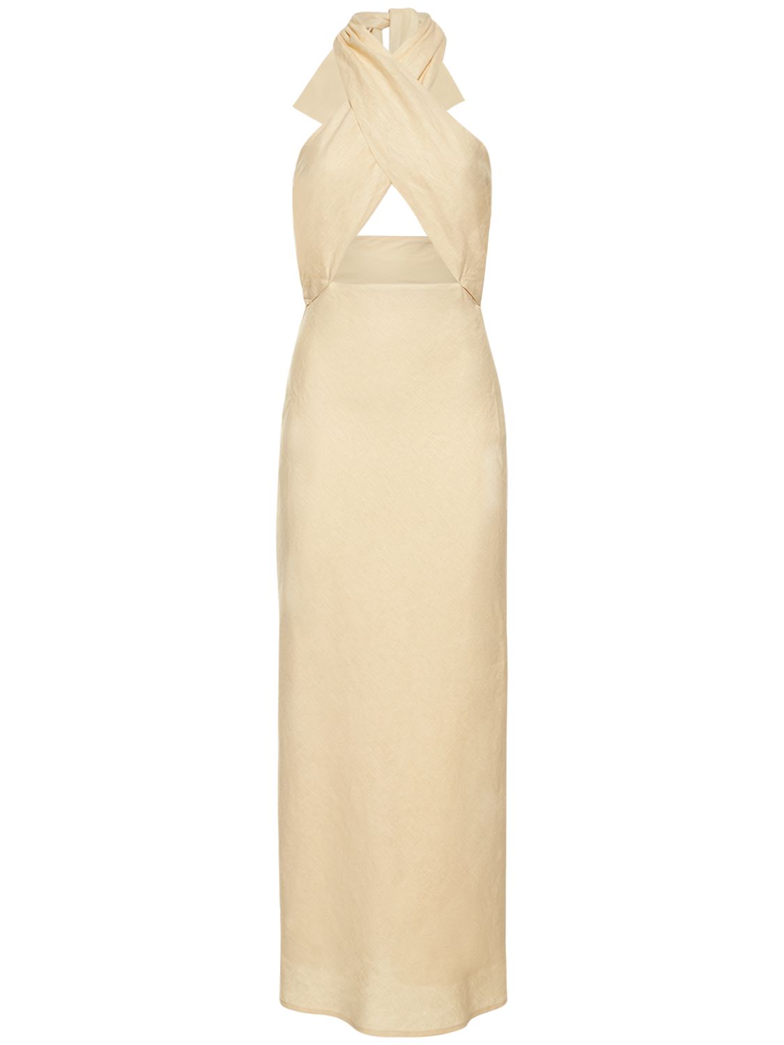 Simon Miller Yabba Halterneck Dress In White