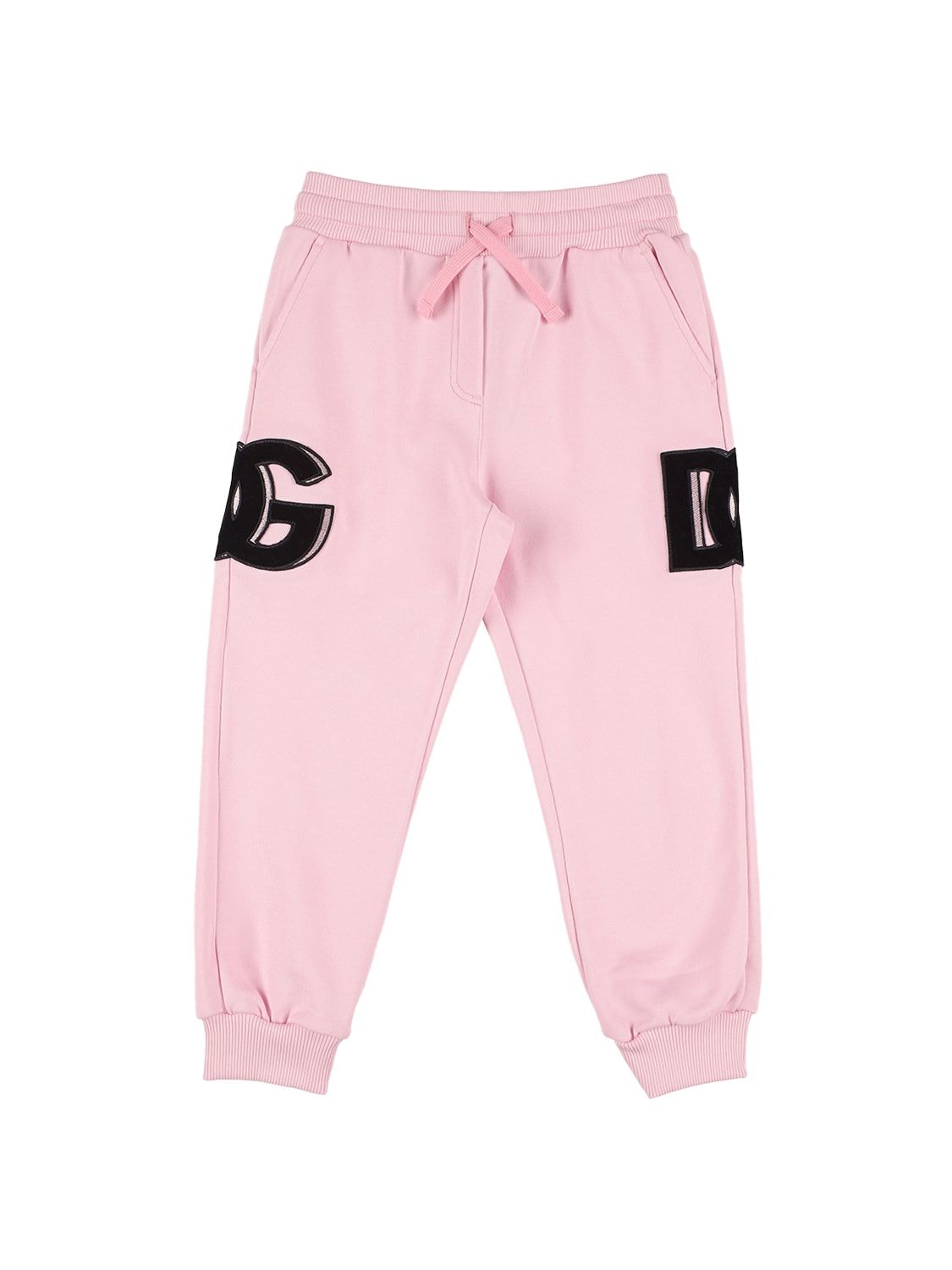 Logo Patch Cotton Sweatpants – KIDS-GIRLS > CLOTHING > PANTS & LEGGINGS