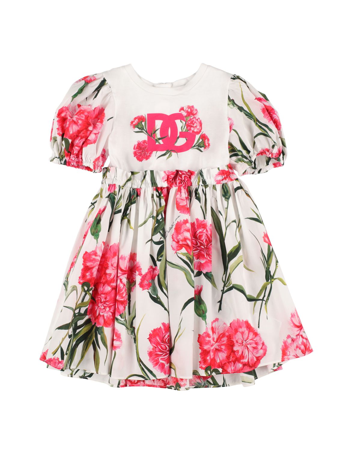 strapless open back dress Givenchy Baby Girls Glitter Logo Jersey Dress in Pink main image 1