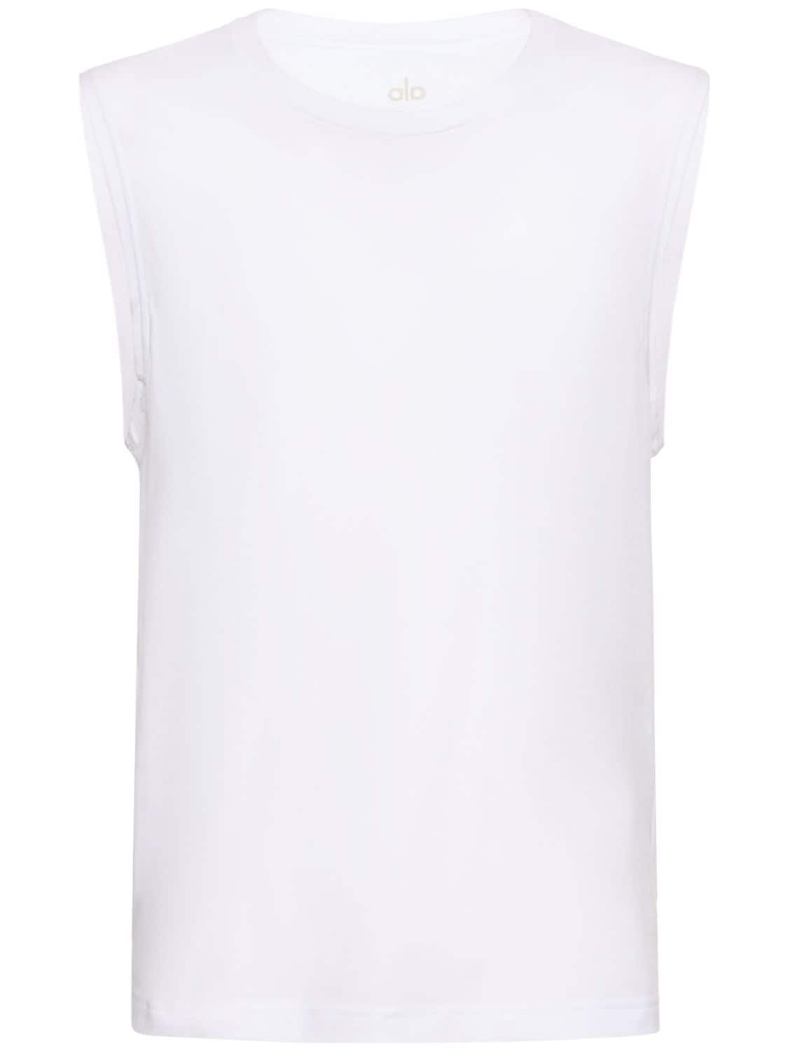 ALO YOGA THE TRIUMPH SLIM FIT MUSCLE TANK TOP