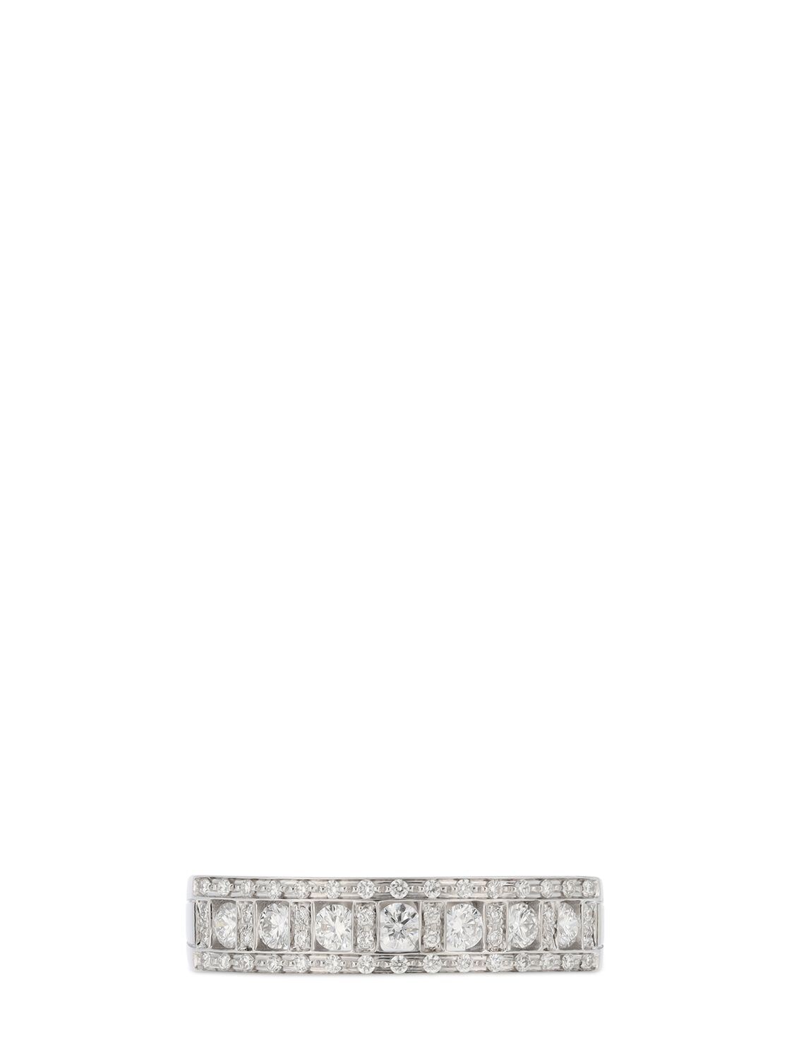 Shop Damiani Belle Epoque Diamond Ring In Silver,diamond