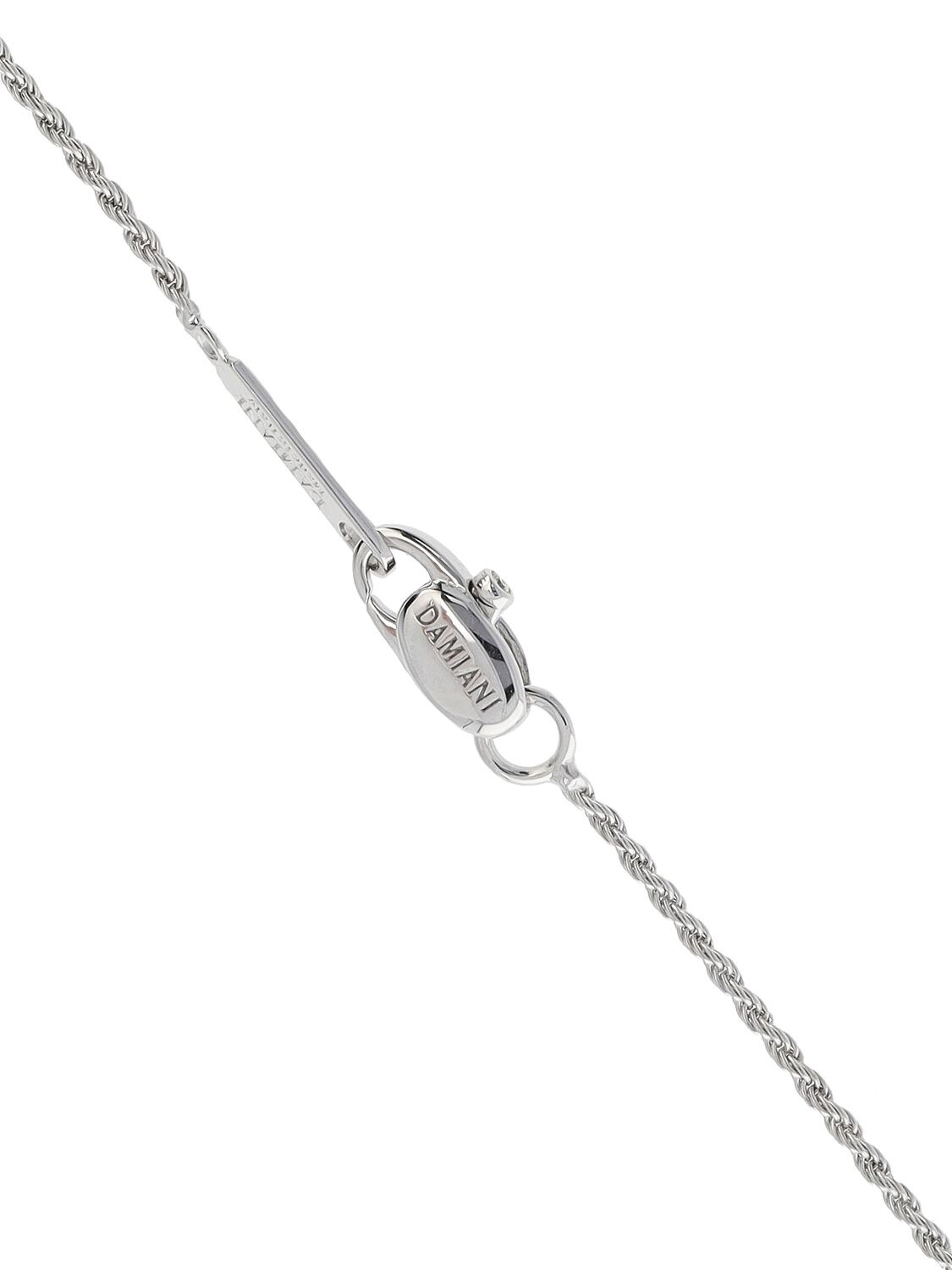 Shop Damiani Belle Epoque Sapphire & Diamond Necklace In Blue,diamond