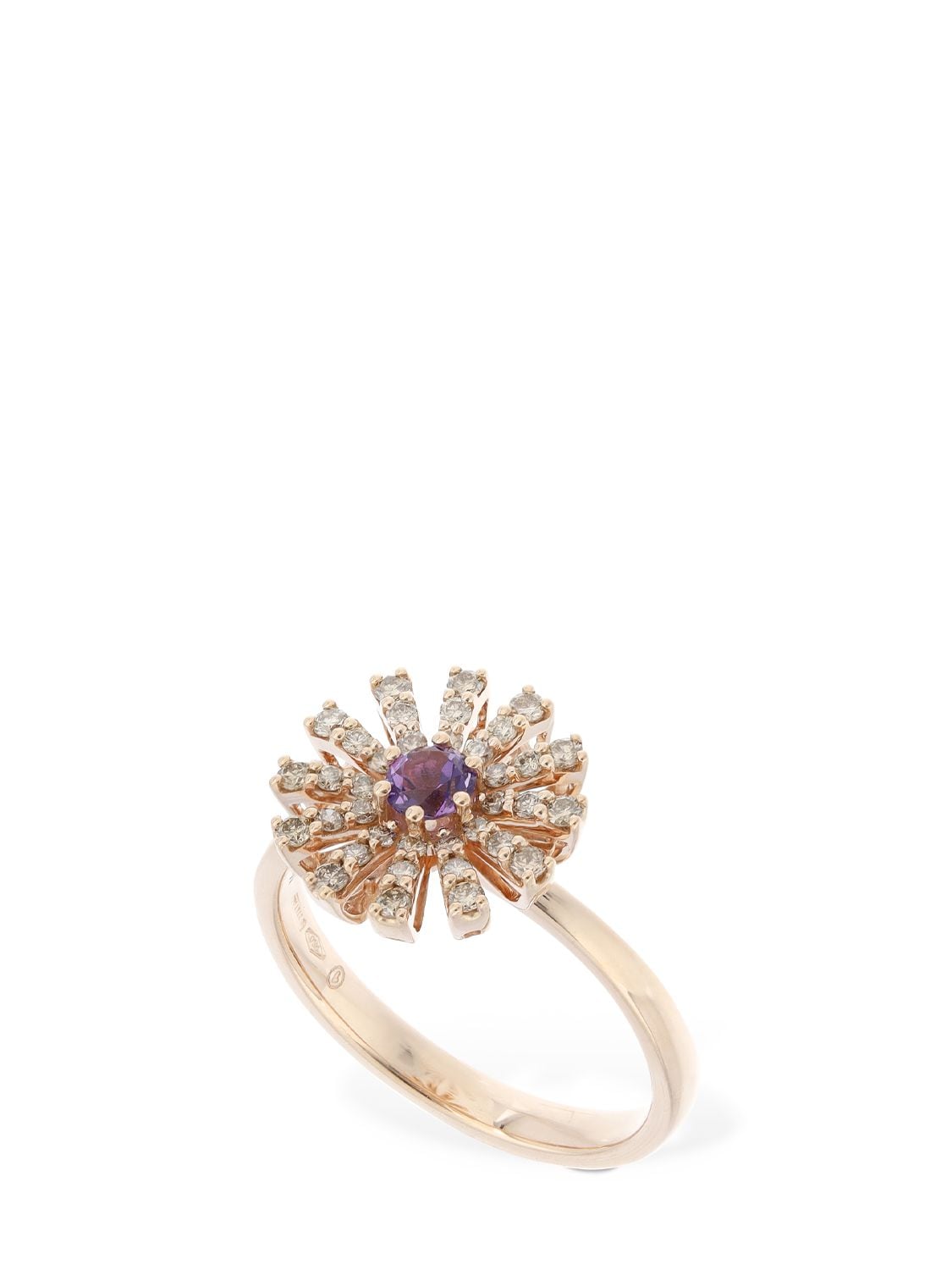 Damiani Margherita Amethyst & Diamond Ring