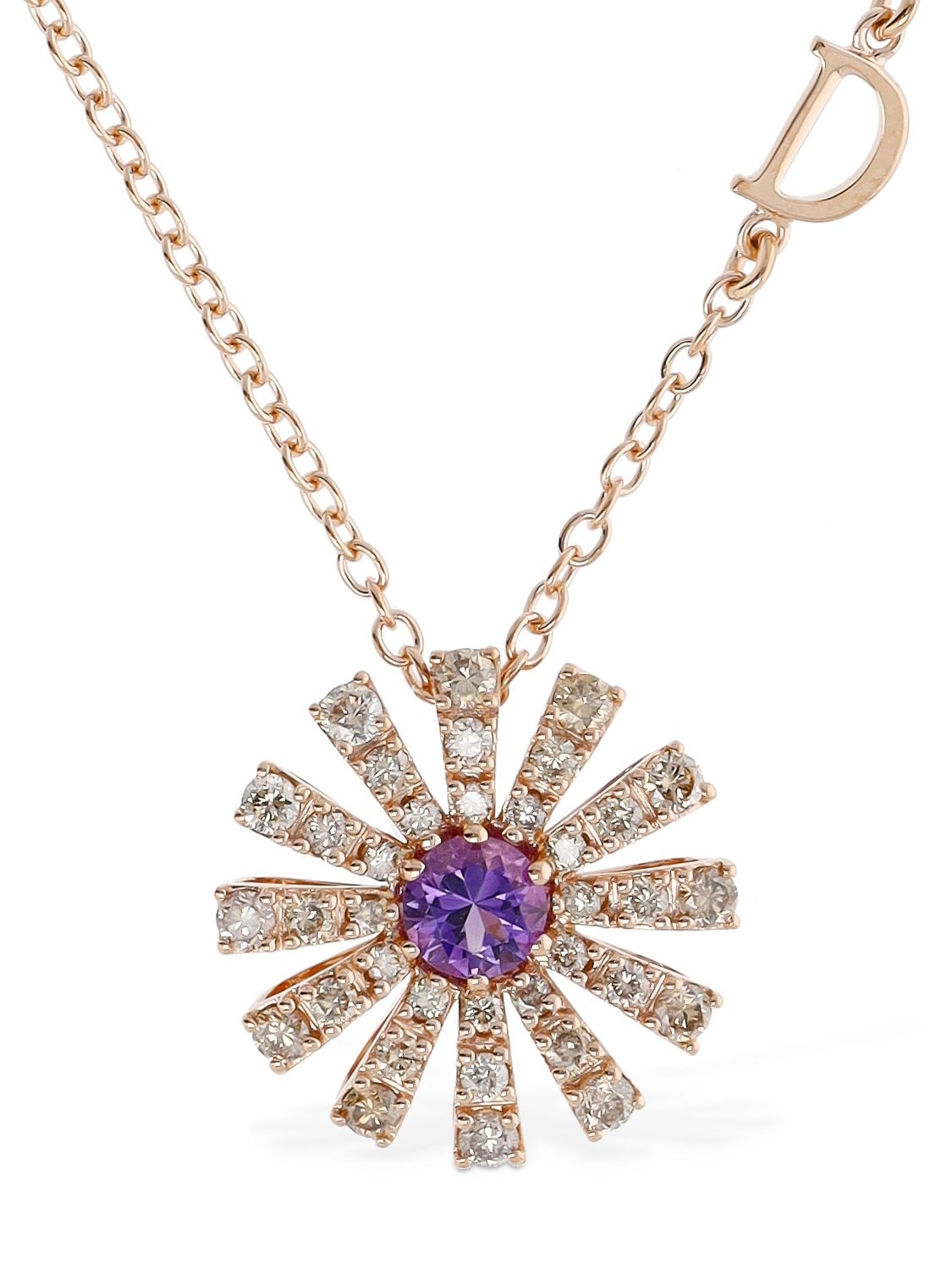 Damiani Margherita Amethyst & Diamond Necklace