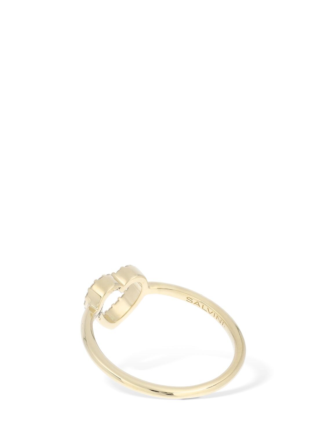 Shop Salvini I Segni 18kt Gold & Diamond Ring In Gold,diamond