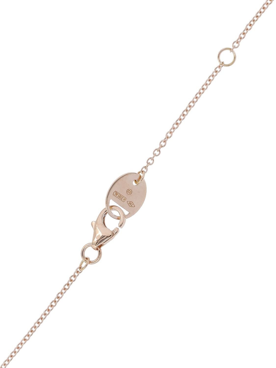 Shop Salvini I Segni 18kt & Diamond Charm Necklace In Rose,diamond