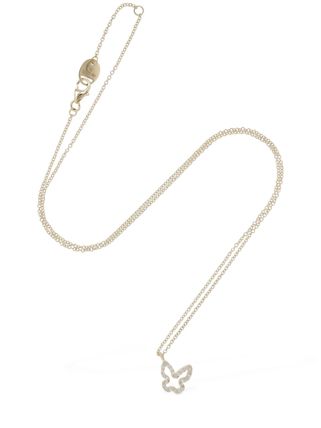 Shop Salvini I Segni 18kt & Diamond Charm Necklace In Gold,diamond