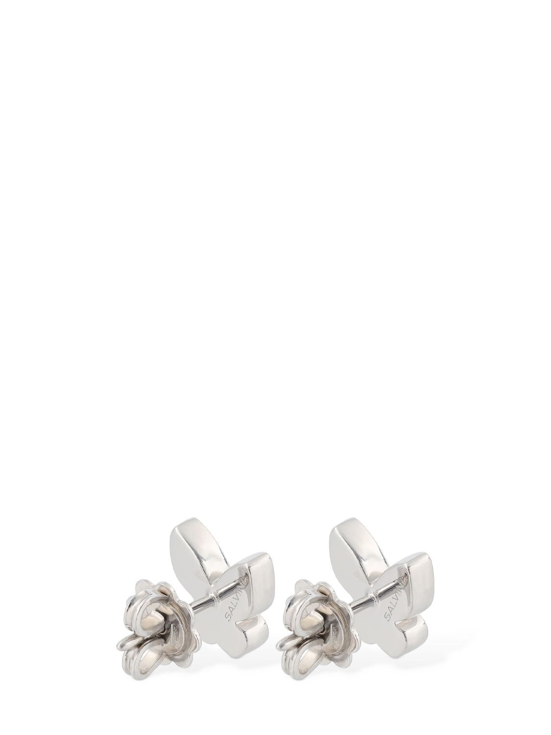 Shop Salvini I Segni 18k & Diamond Butterfly Earrings In Silver,diamond