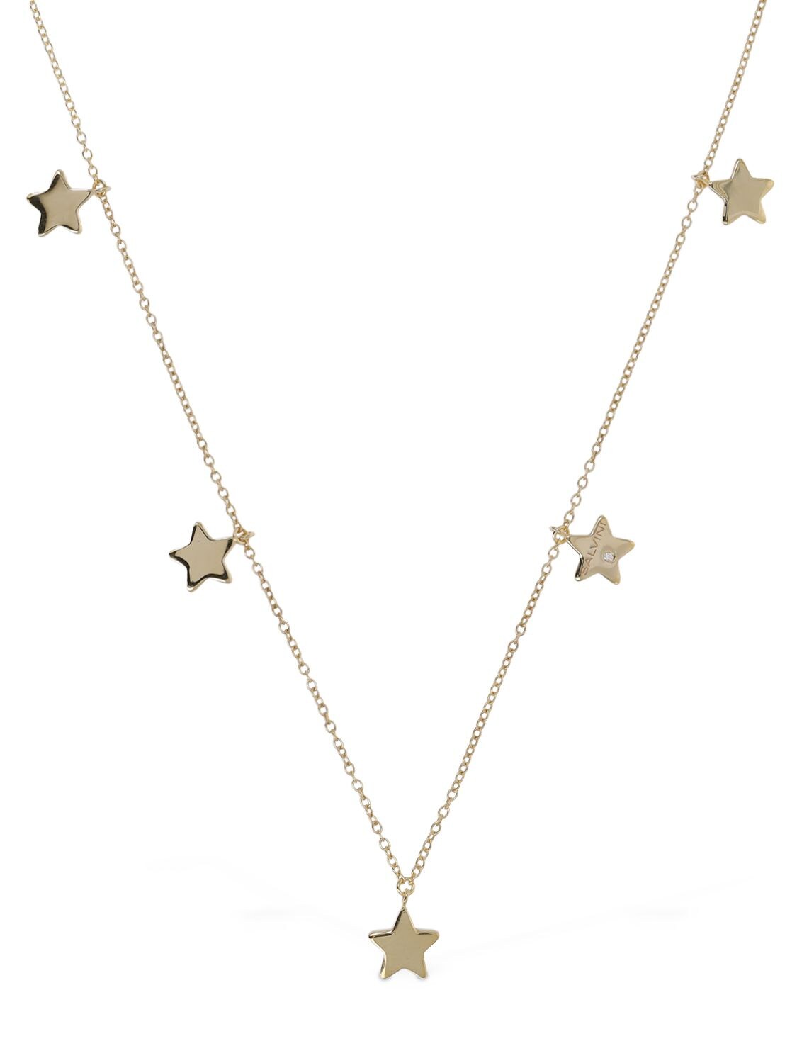 Shop Salvini I Segni 9kt Gold & Diamond Necklace