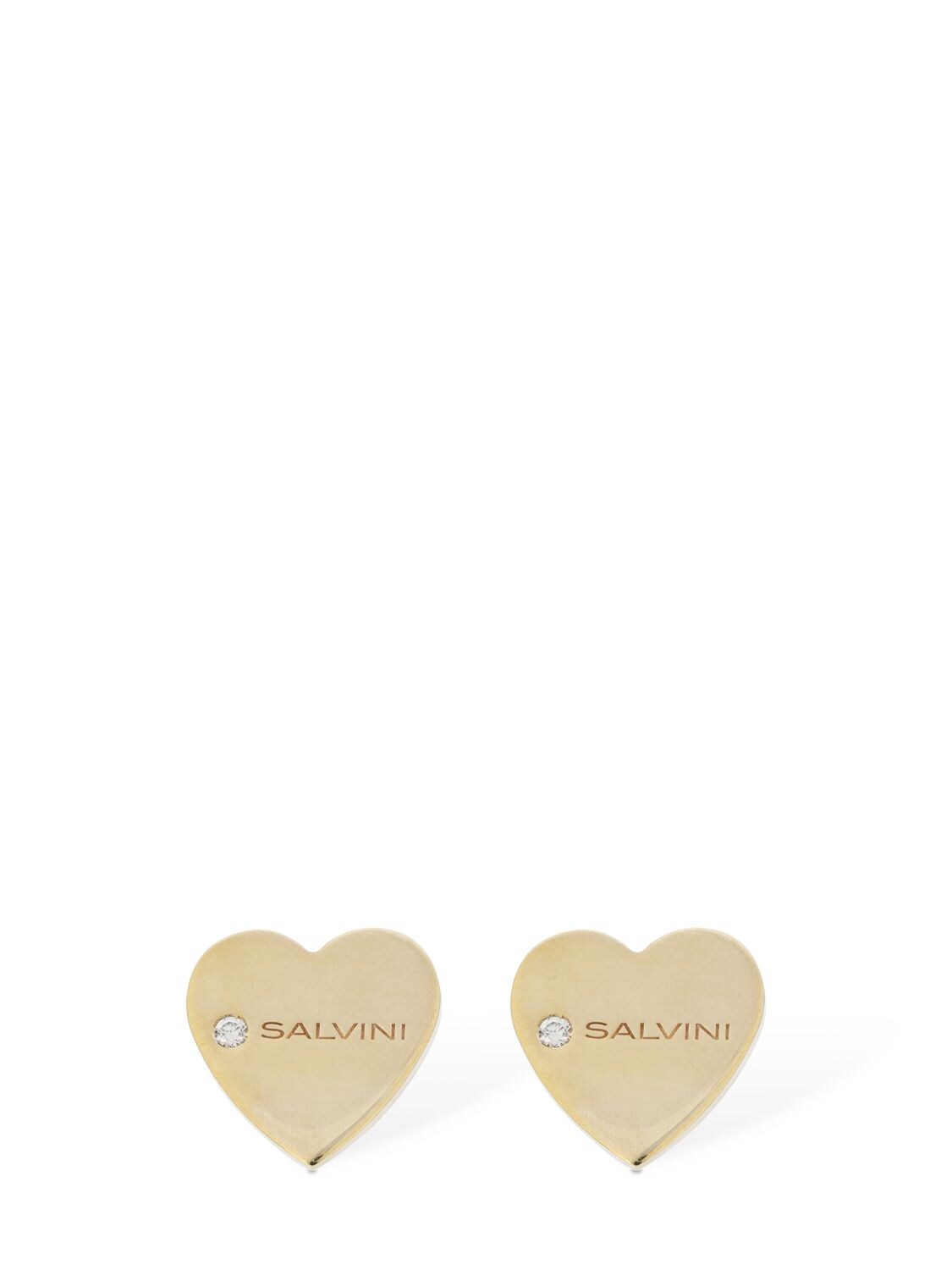 Salvini I Segni 9kt Gold & Diamond Earrings