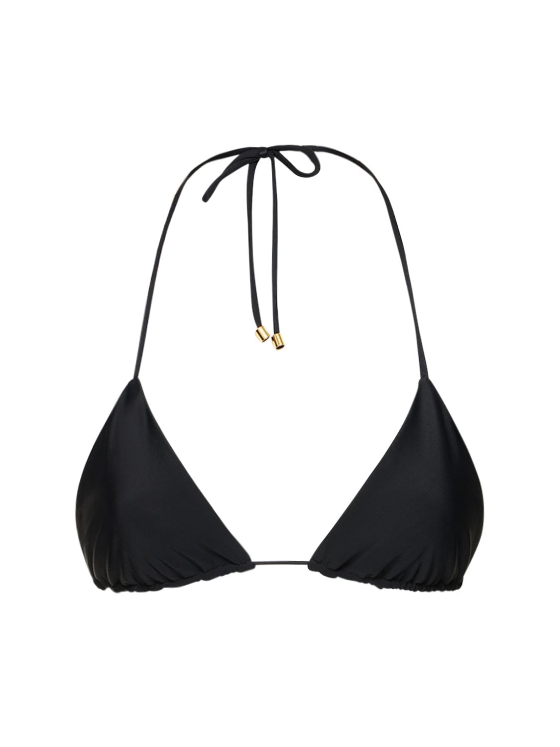 Héros The Micro Triangle Top In Black