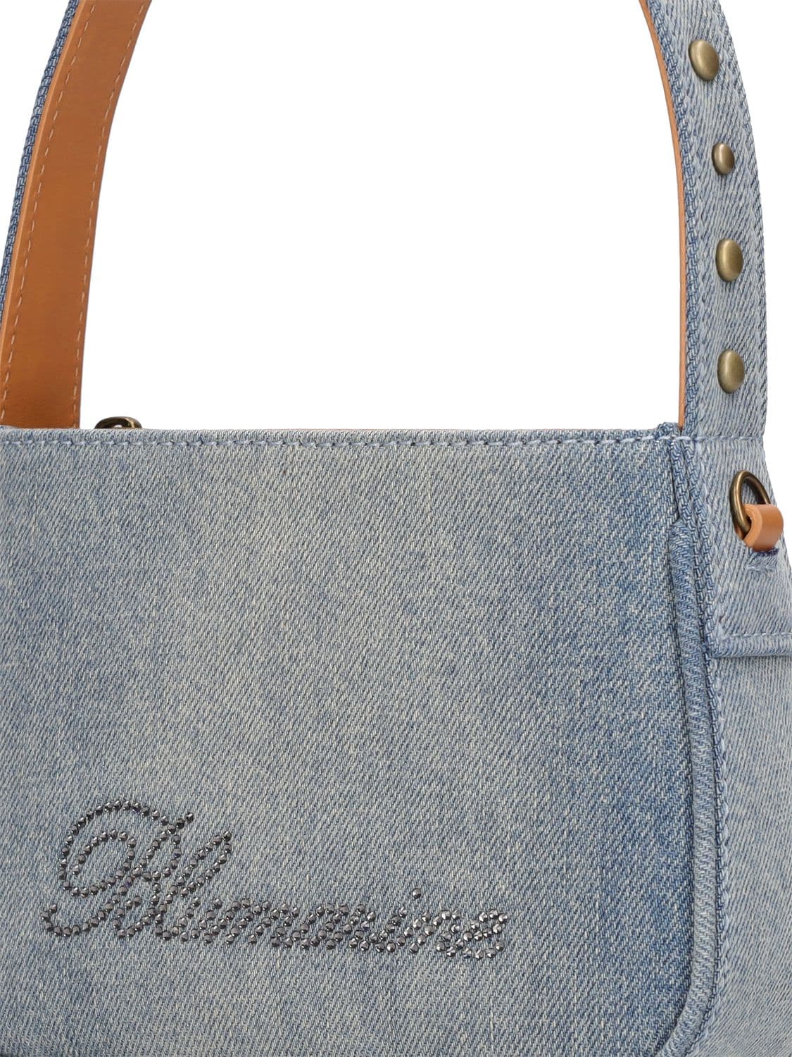 Jean Micro Navy Top Handle Bag - ShopperBoard