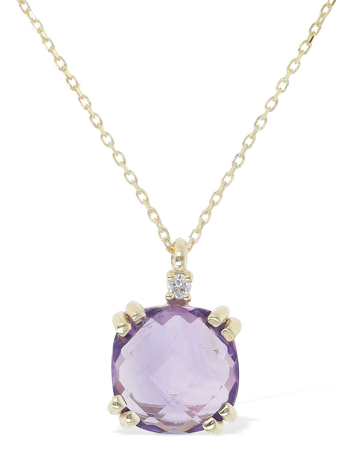 Bliss Joy Candy 9kt Gold & Amethyst Necklace