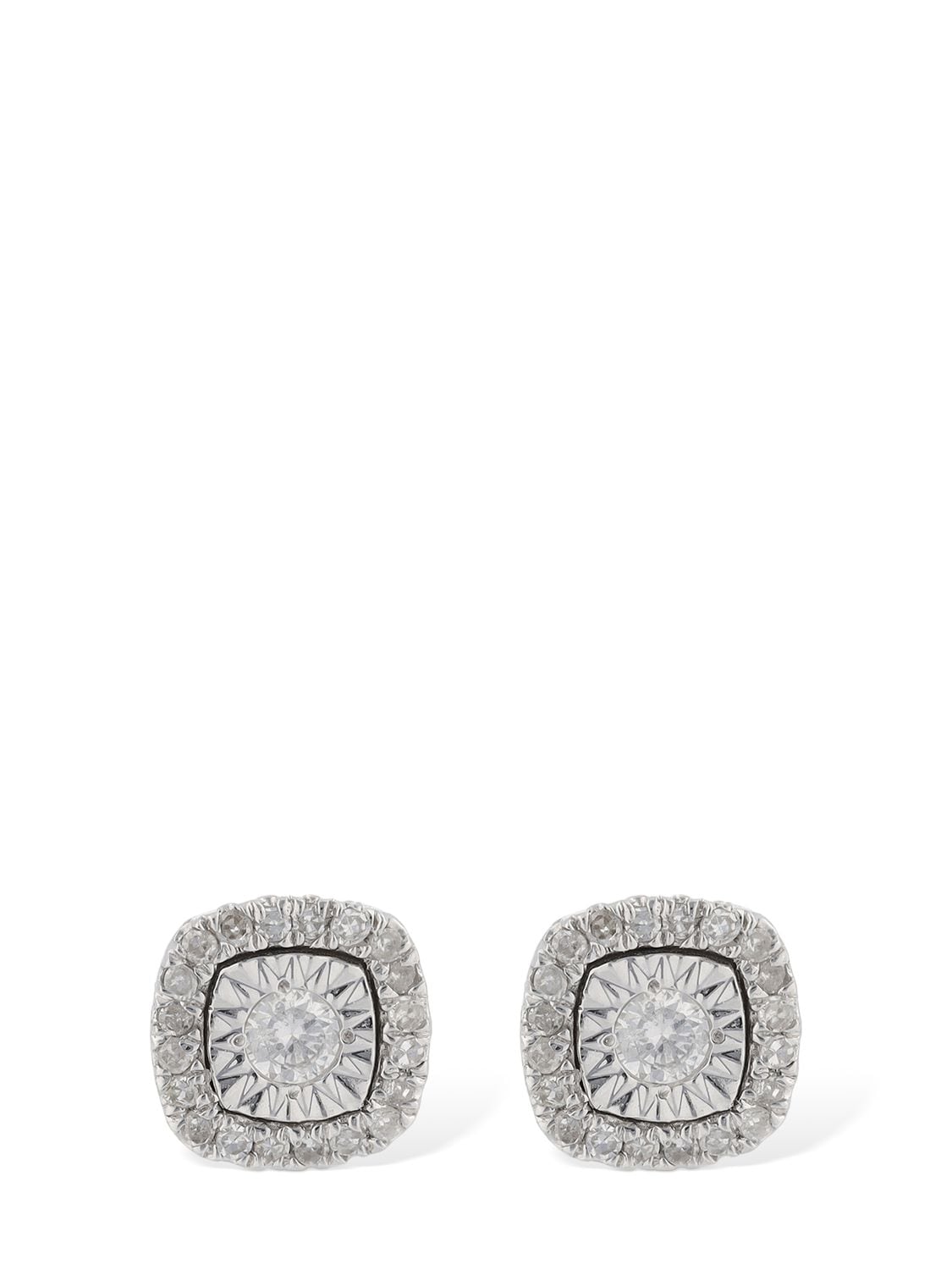 Bliss Rugiada 18kt Gold & Diamond Earrings