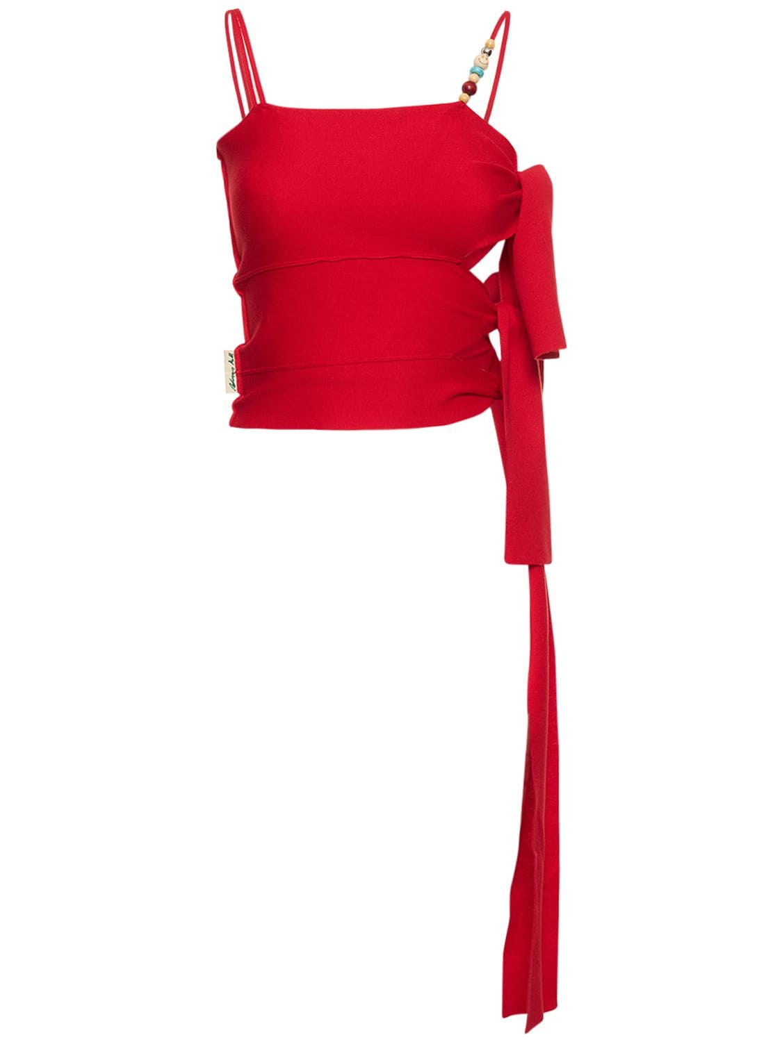 Tori Tying Cotton Knit Top – WOMEN > CLOTHING > TOPS