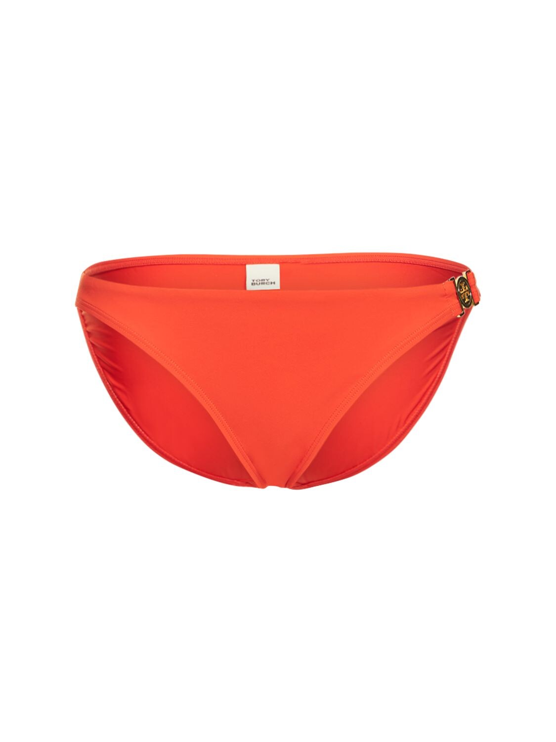 Tory Burch Miller Hipster Bikini Bottom In Orange
