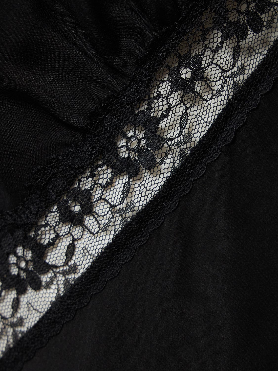 Shop Reformation Provence Silk Midi Dress In Black