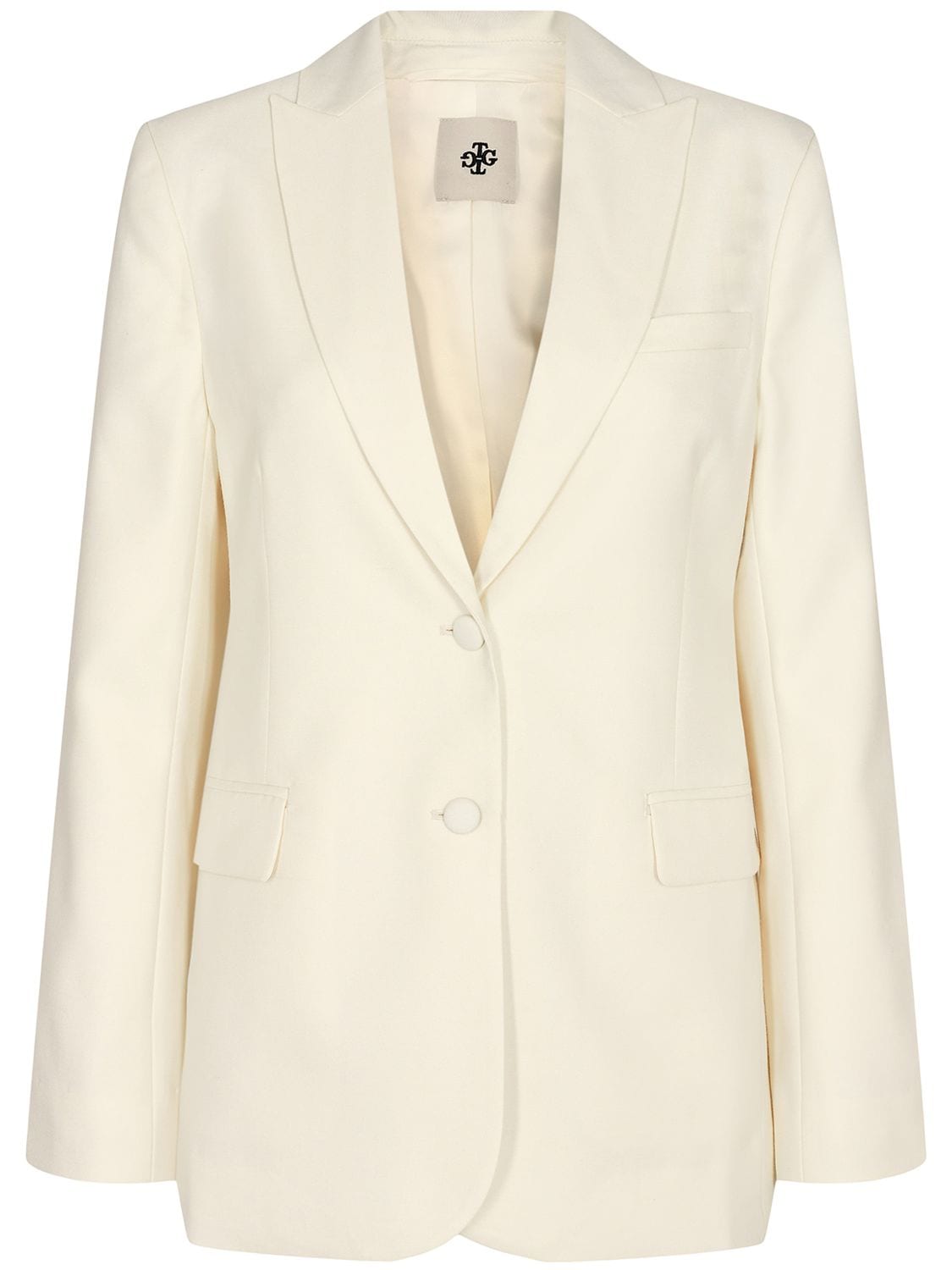 The Garment Melrose Wool Blend Blazer In White