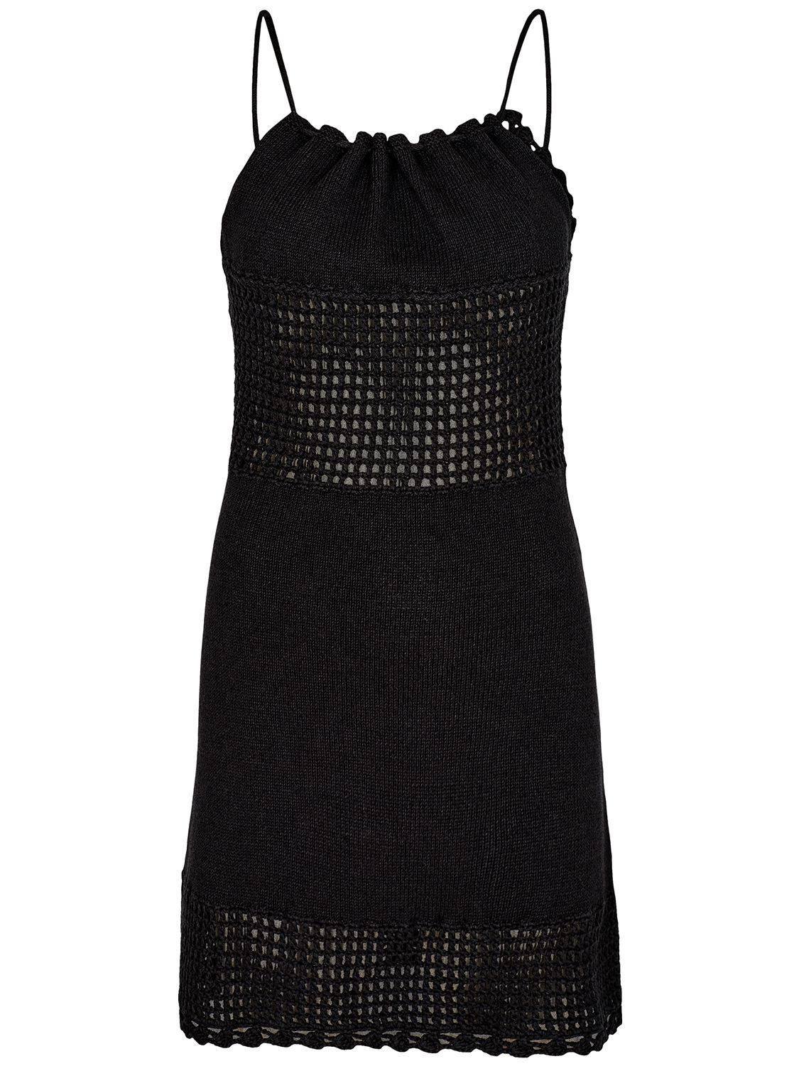 The Garment Egypt Cotton & Linen Knit Mini Dress In Grey