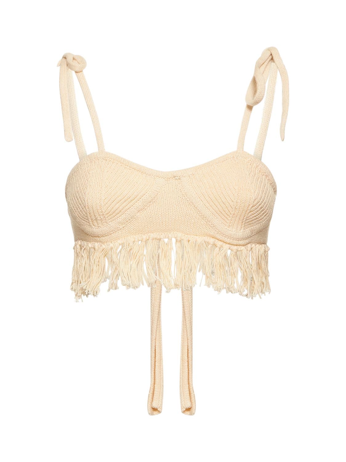 THE GARMENT EGYPT COTTON LINEN KNIT BRA